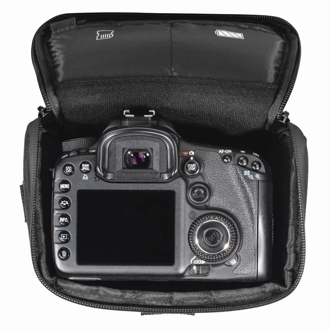Hama torba na aparat fotograficzny (cyfrowy, torba na lustrzankę, rączka, pasek na ramię, soft bag, futerał, pokrowiec, ochrona) czarny