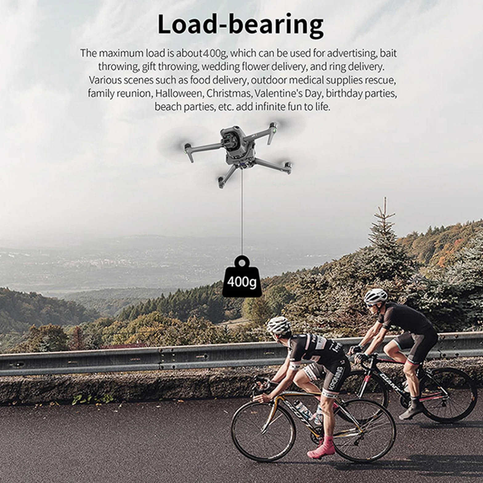 System zrzutu drona 1/4 do DJI Air 3