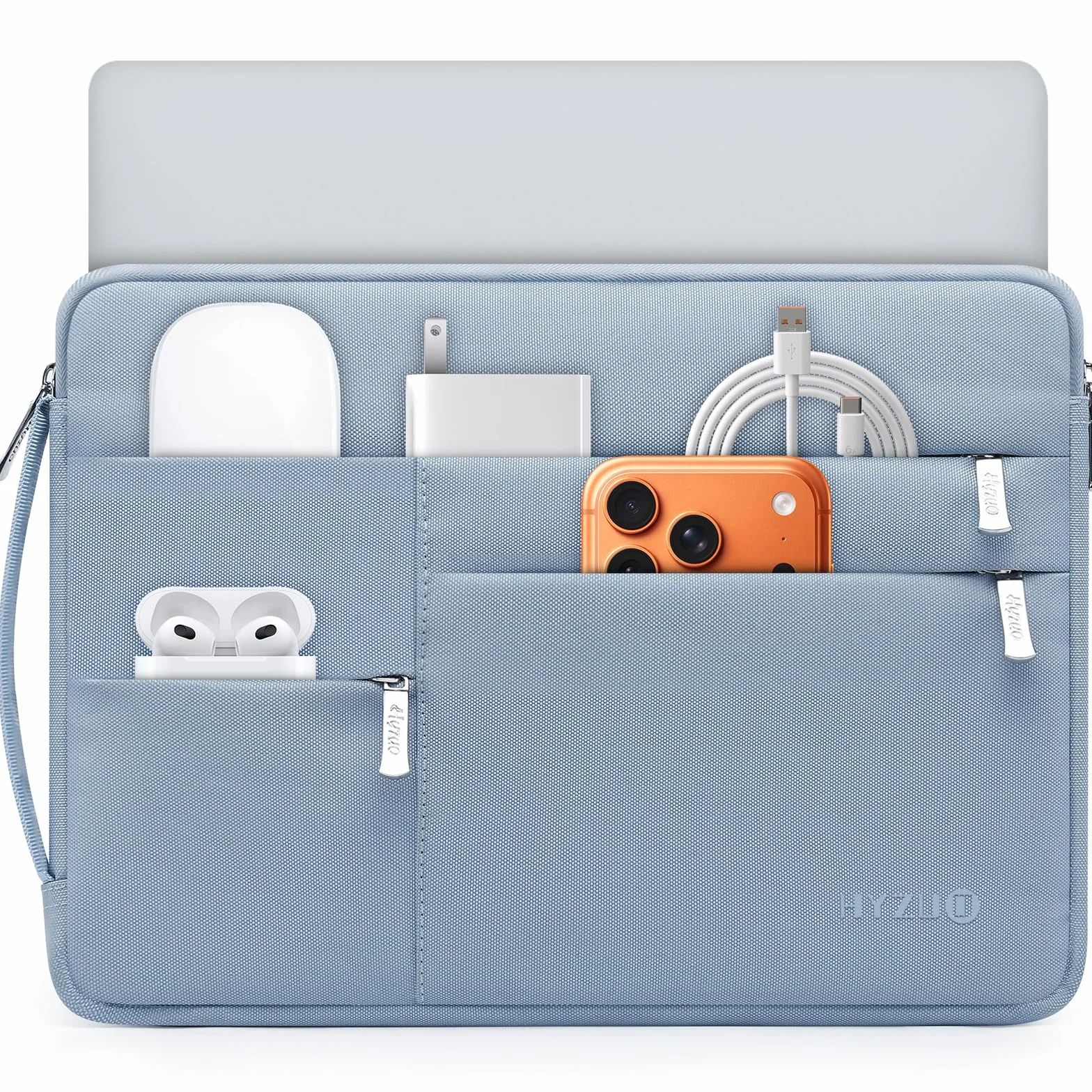 Torba na Laptop 13-17 Cali HYZUO z 3 Kieszeniami, Kompatybilna z MacBook Pro/Air, Surface, Dell XPS