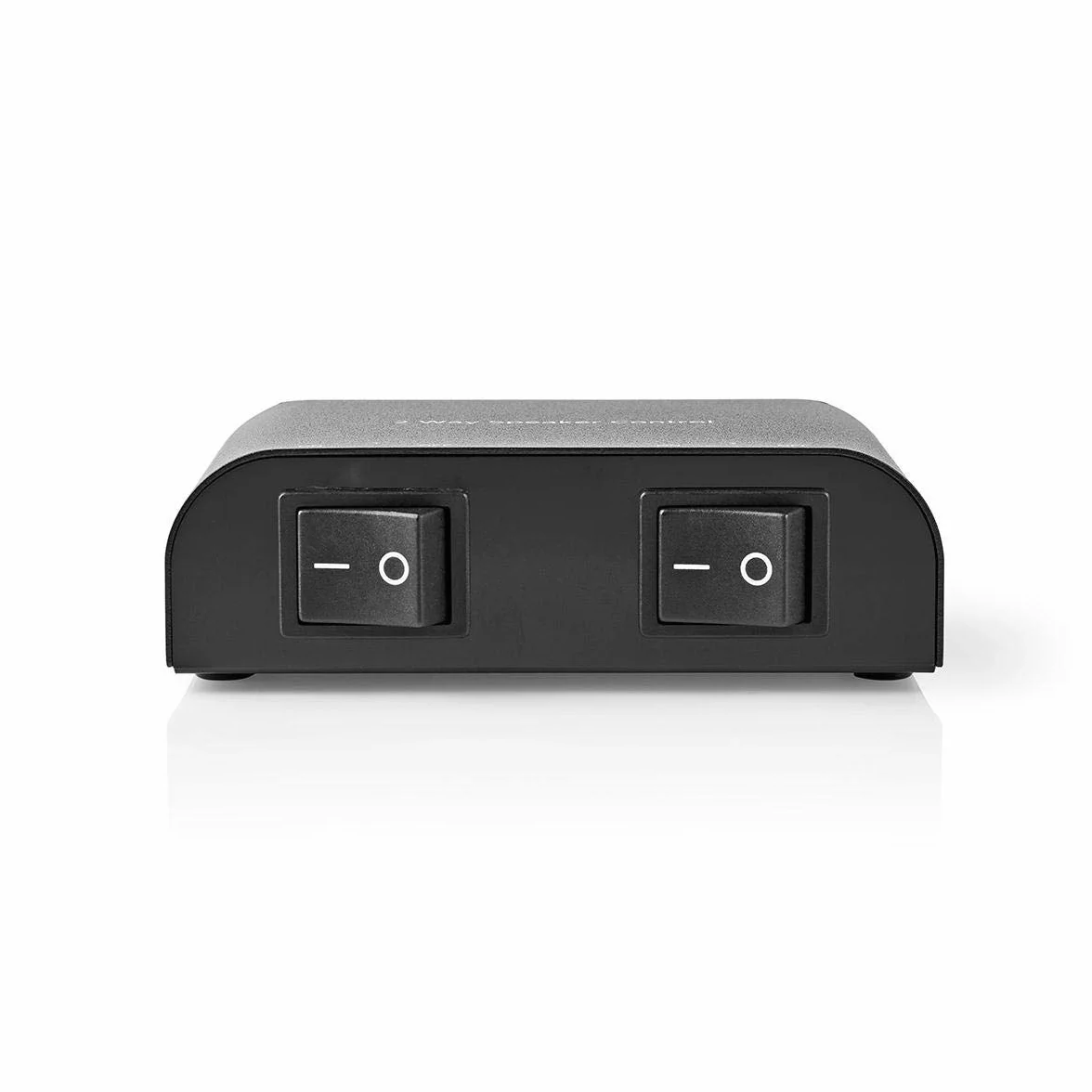 Nedis Głośnik Control Box – przełączanie pomiędzy 2 parami głośników lub jednoczesne odtwarzanie – 2 oddzielne przełączniki kołyskowe – 4-16 omów, 150 W – czarny