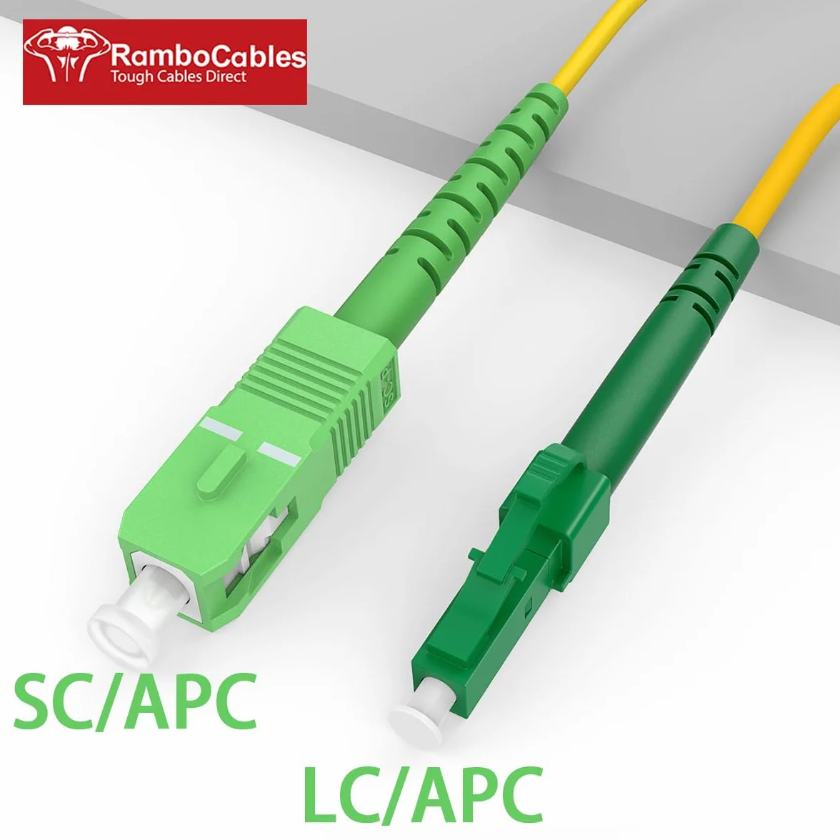 Kabel światłowodowy SC/APC do LC/APC OS2 Singlemode 9/125 μm LSZH FTTH 2 m