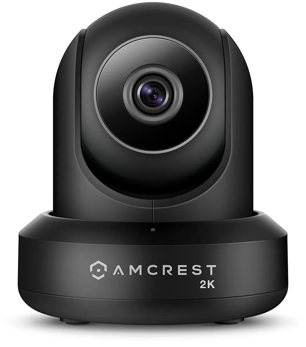 Amcrest UltraHD kamera WiFi 2K 3MP (2304TVL) dwuzakresowa 5 GHz / 2,4 GHz wewnętrzna kamera IP do monitoringu panoramicznego/pochylenia, domowy system bezpieczeństwa wideo z noktowizorem na