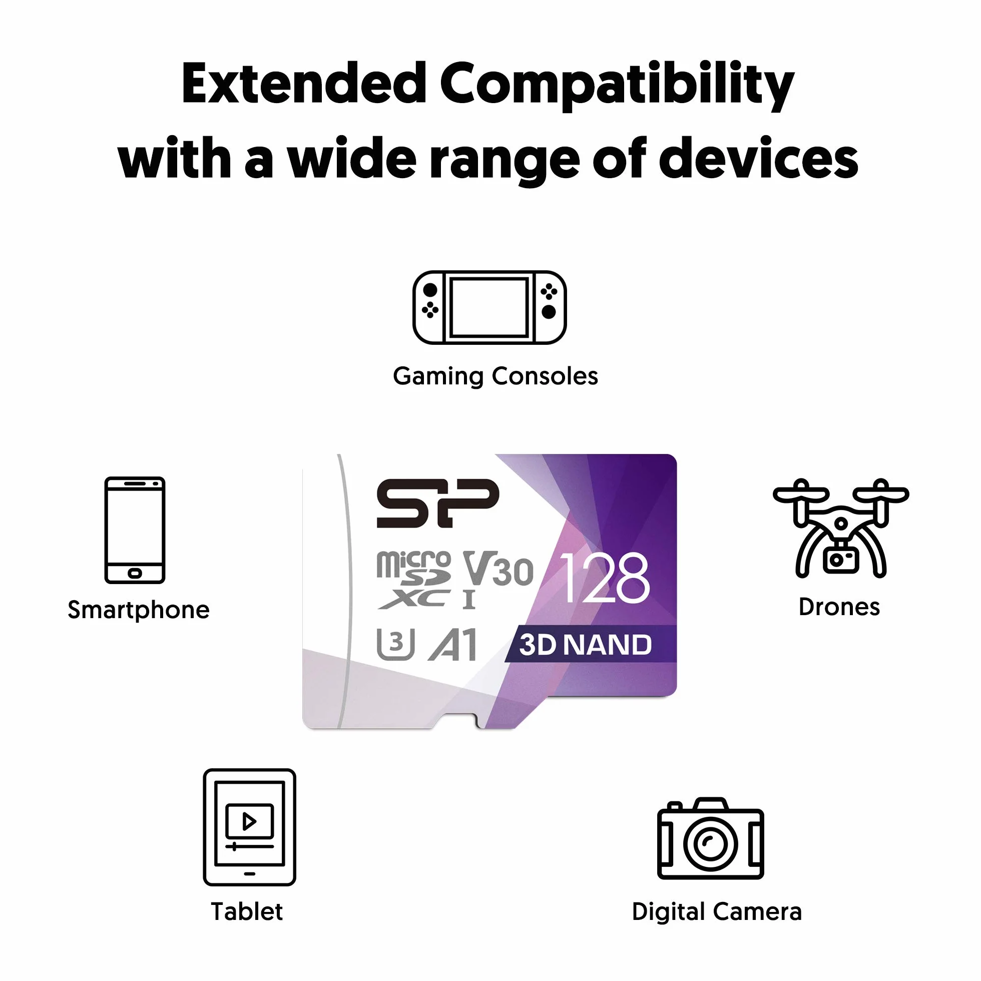 Silicon Power Superior Pro Micro SDXC 128 GB UHS-I U3 V30 A1 100/80MB/s