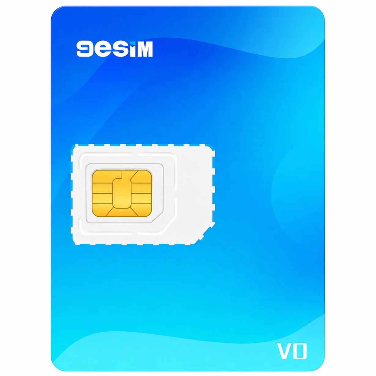 V0 Carte eSIM pour Android débloqué – Adaptateur SIM vers eSIM, 15 Profils, Téléchargements Illimités, Menu STK, Pré-découpée Nano/Micro/Standard, Voyage dans le Monde USA/Europe/Japon/Chine