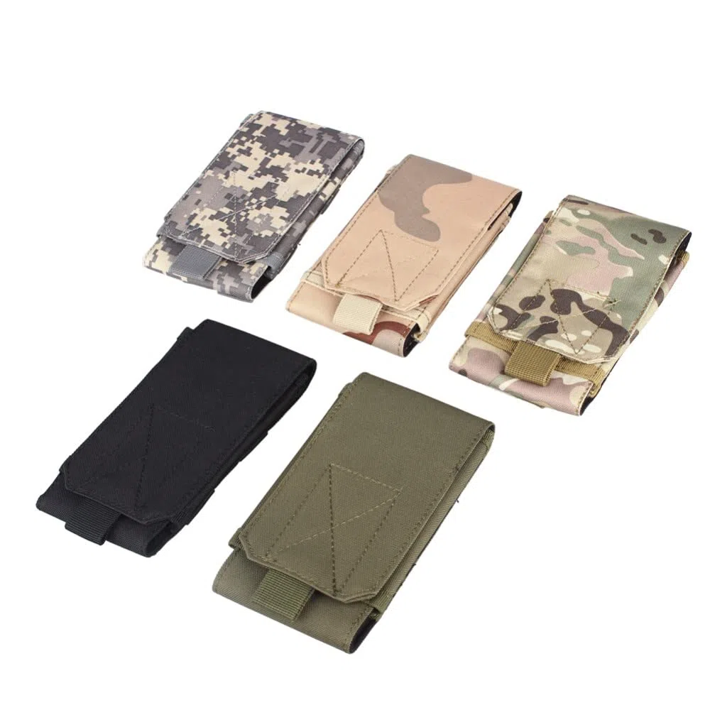 Taktyczna kabura na smartfona MOLLE, uniwersalna wojskowa torba na telefon komórkowy EDC Security Pack zestaw akcesoriów do przenoszenia torba na pasek pętle torba na talię etui na iPhone 11/12/13 Pro