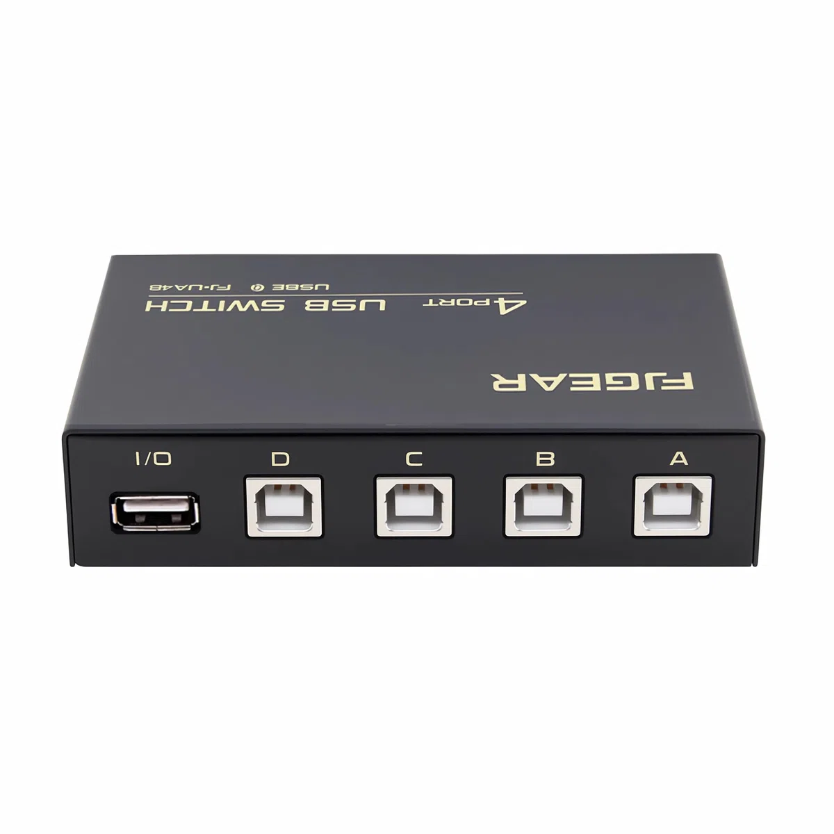 E06CS USB 2.0 przełącznik 4-portowy – przełącznik KVM 4 w 1, do urządzeń USB, kompatybilny z laptopami, komputerami, drukarką, skanerem, pamięcią USB i czytnikiem kart
