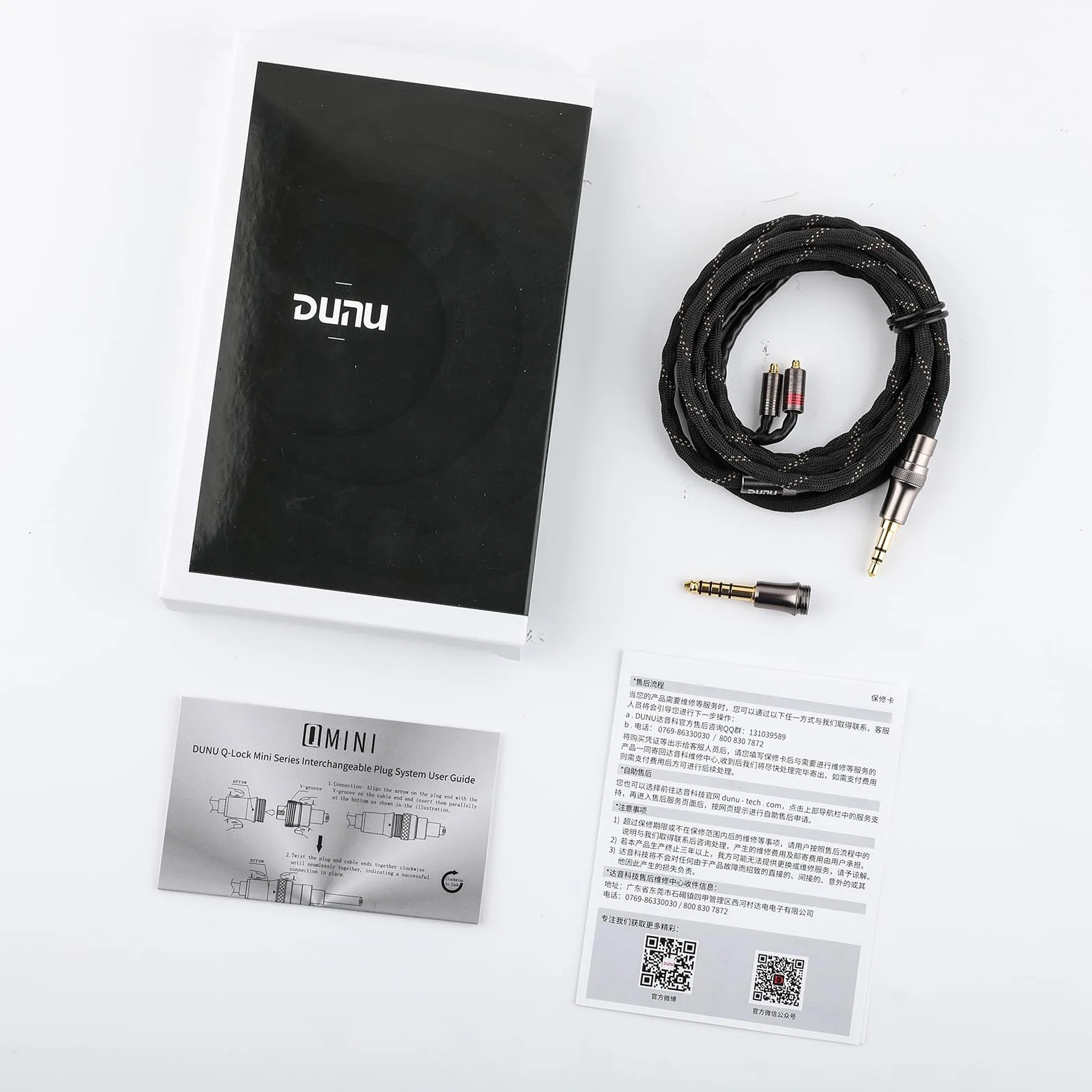 Linsoul DUNU Lyre Mini 24AWG 240-żyłowy, wysokiej czystości, OCC, ulepszony kabel do słuchawek audio HiFi z systemem mini wtyczek Q-Lock, dla muzyków audiofilskich (MMCX)