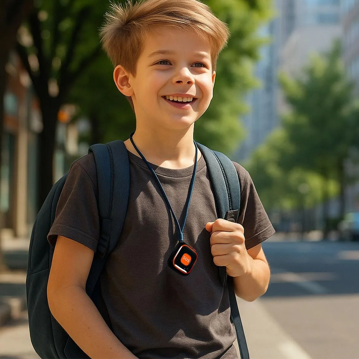Lokalizator ratujący życie dla osób starszych i dzieci - SOS osobisty tracker GPS z przyciskiem połączenia alarmowego - alarm zapobiegający zgubieniu i upadkowi - monitorowanie i wykrywanie w czasie