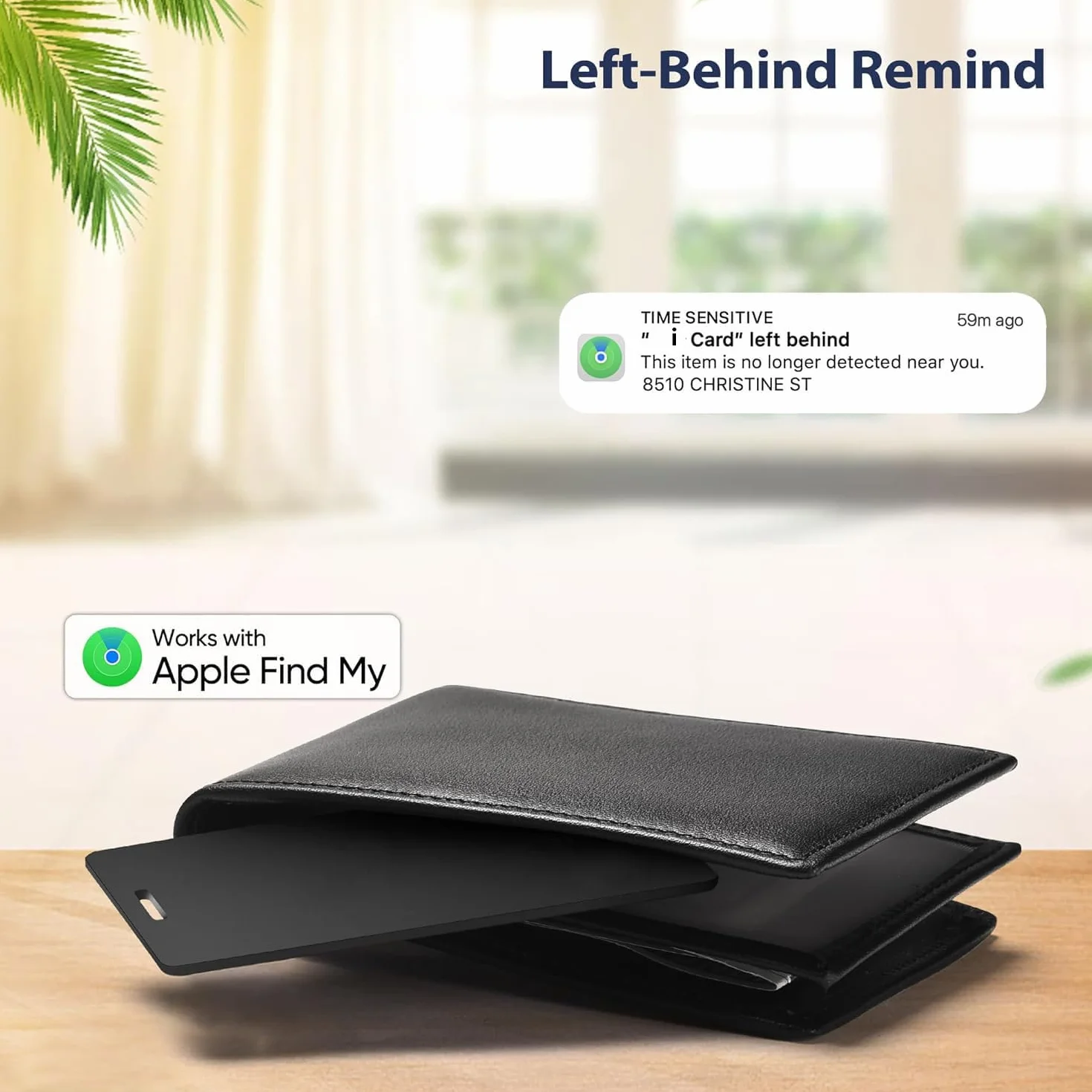 Karta Ucard Wallet Tracker Bluetooth do Apple Find My iOS