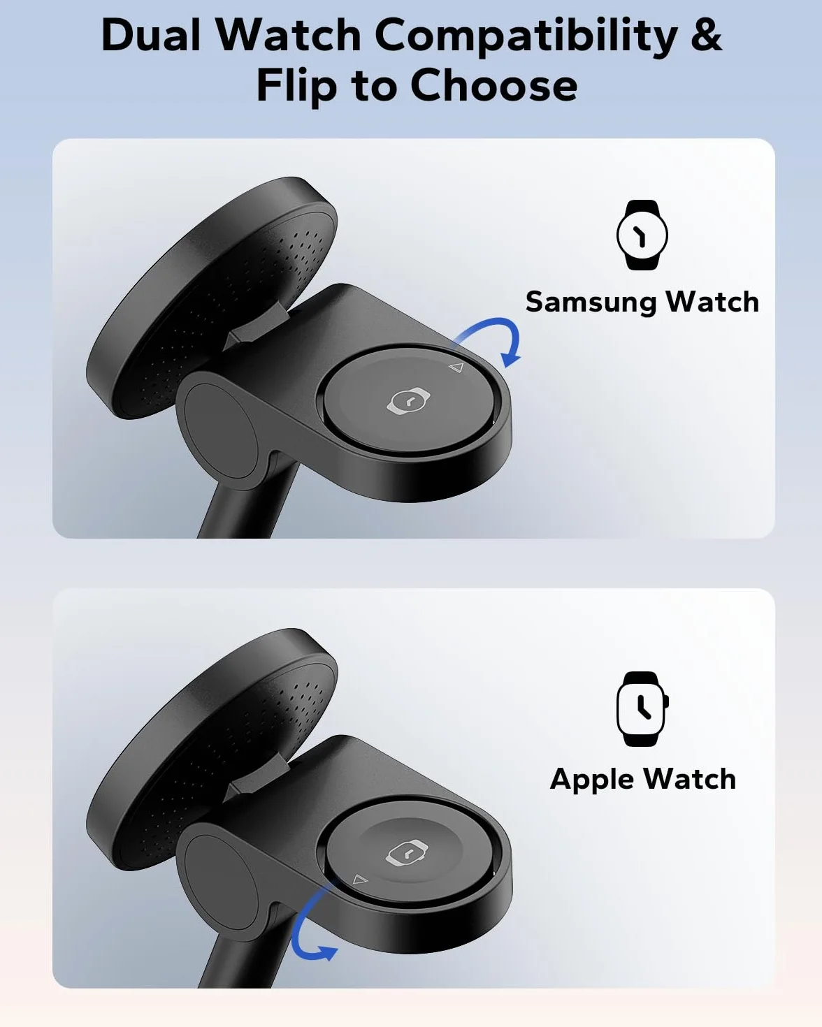KPON Stacja ładująca Magsafe 3 w 1 do iPhone 17~12, Apple Watch 11~2, AirPods