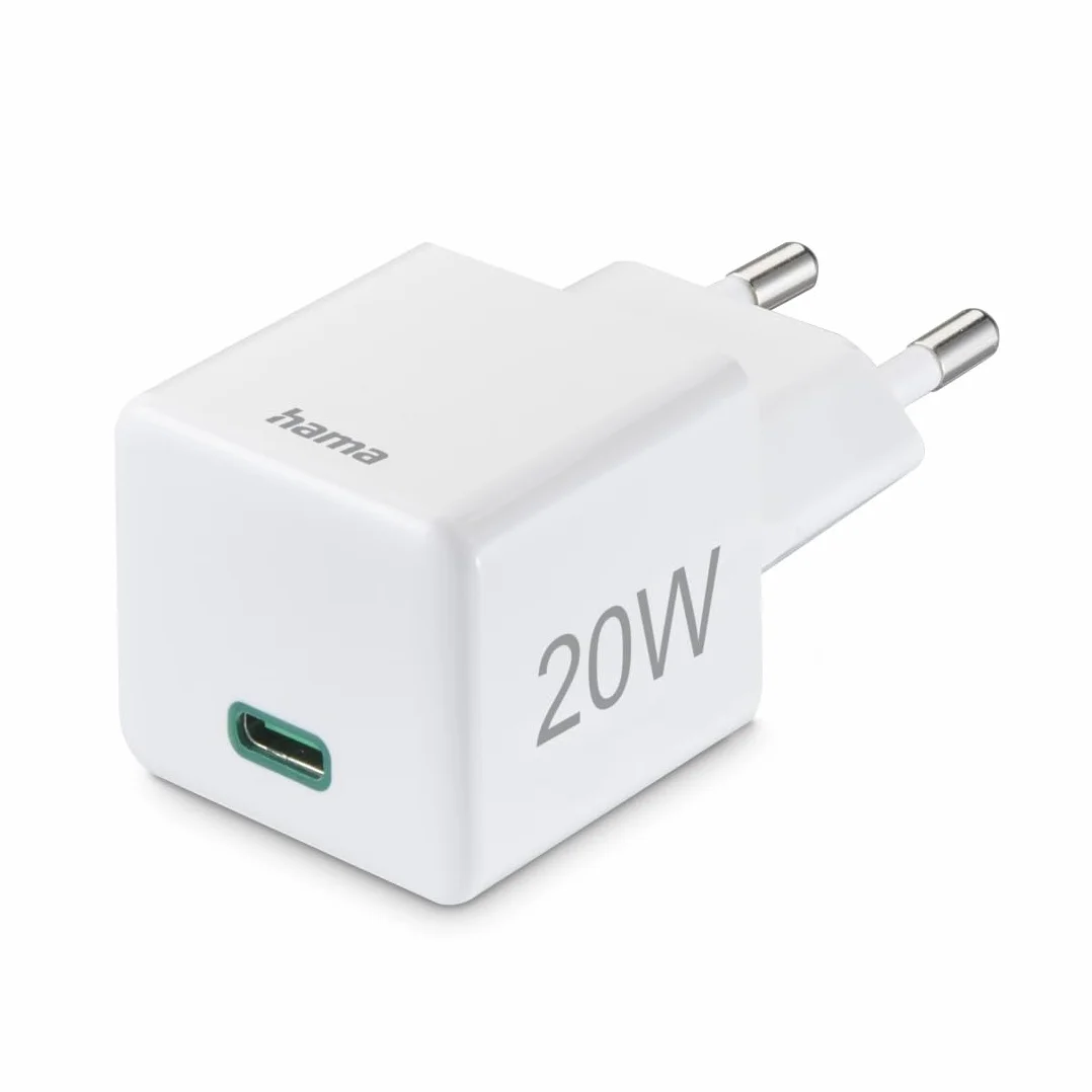 Hama ładowarka sieciowa 20 W Power Delivery USB C Lightning 1m biała