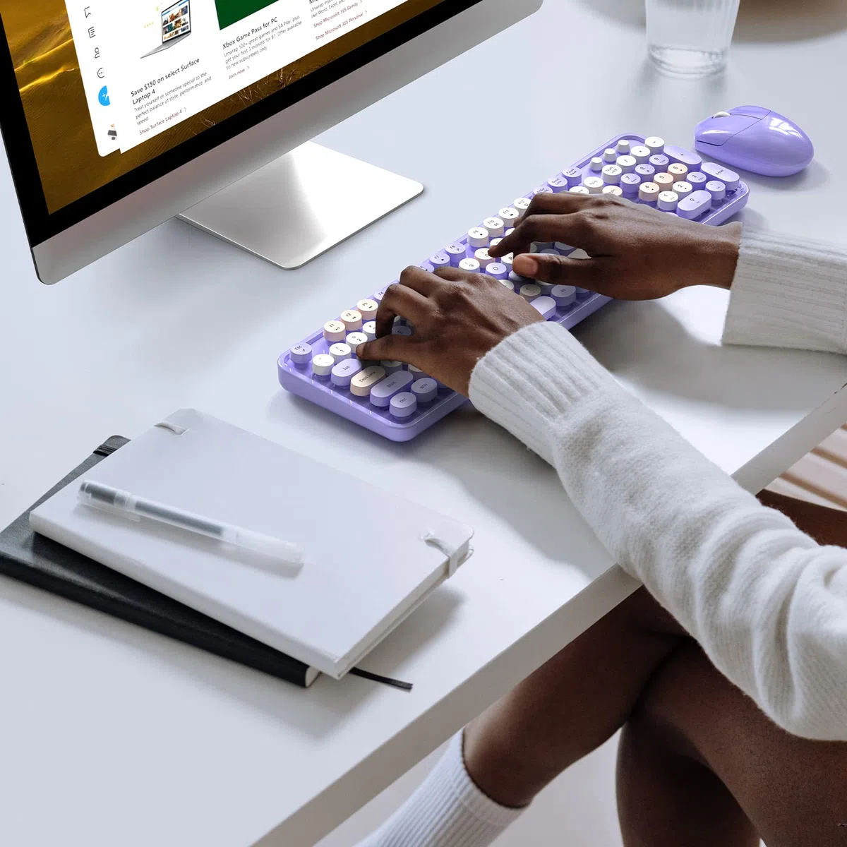 Mysz BIIOONES Przewodowa USB 1000 DPI, Oburęczna Mysz, Kompatybilny z PC/Mac/Laptop-175