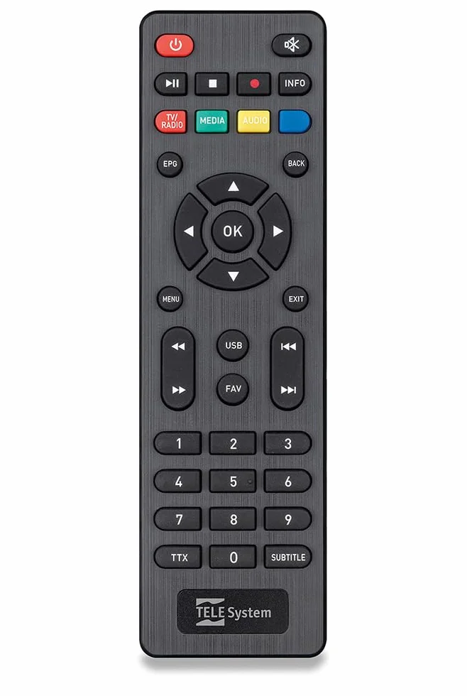 Tele System MINION Cyfrowy dekoder naziemny DVB-T2 HEVC 10-bitowy