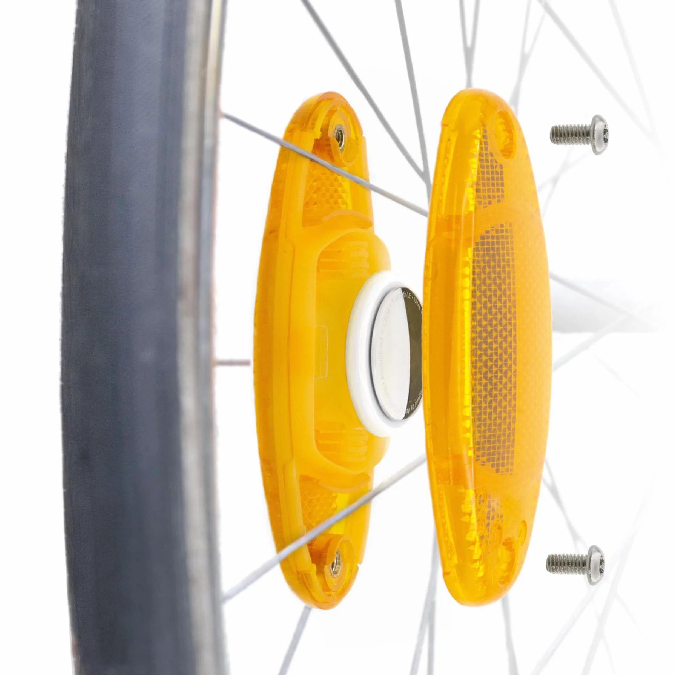 OVERADE - AIRFLEC x2 - AIRTAG GPS Tracker - Katadioptry kół - Zabezpieczenie przed kradzieżą roweru