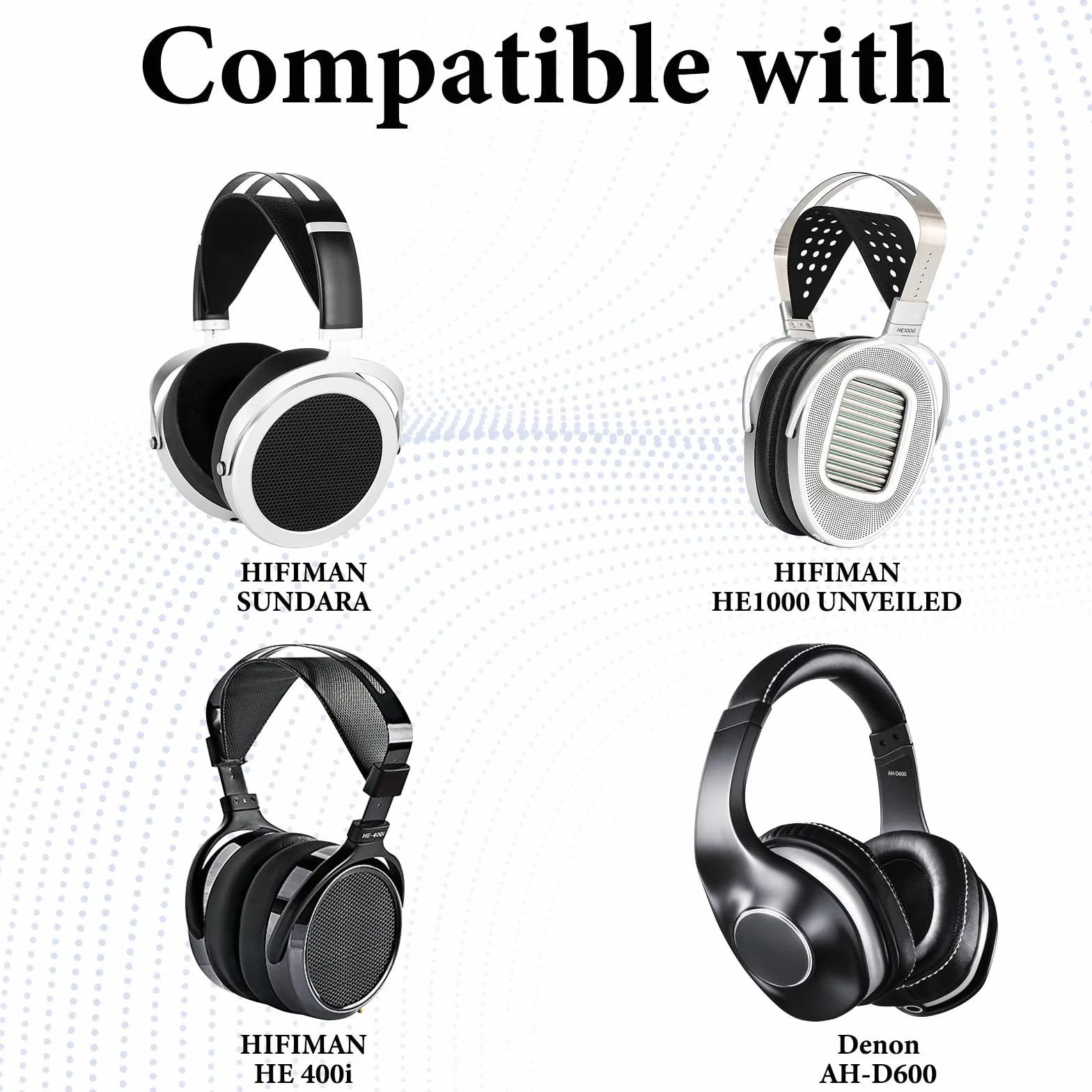 Linkidea 6N kabel audiowy HIFIMAN Edition XS SUNDARA Arya HE400SE Ananda Denon AH-D7200 zamienny 1,5m 3,5mm