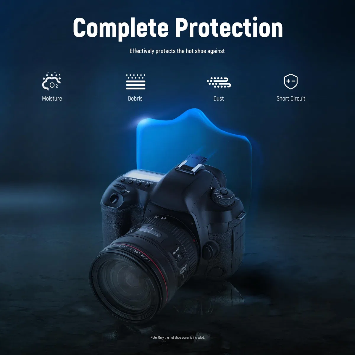 NEEWER Osłona na gorącą stopkę aparatu, 4-pak - kompatybilna z Canon EOS R5, R6, RP, 7D, 6D, 5D, seria 1, M50, M5, Rebel T8i, T7i, Nikon Z9, Z7, D90, D7500