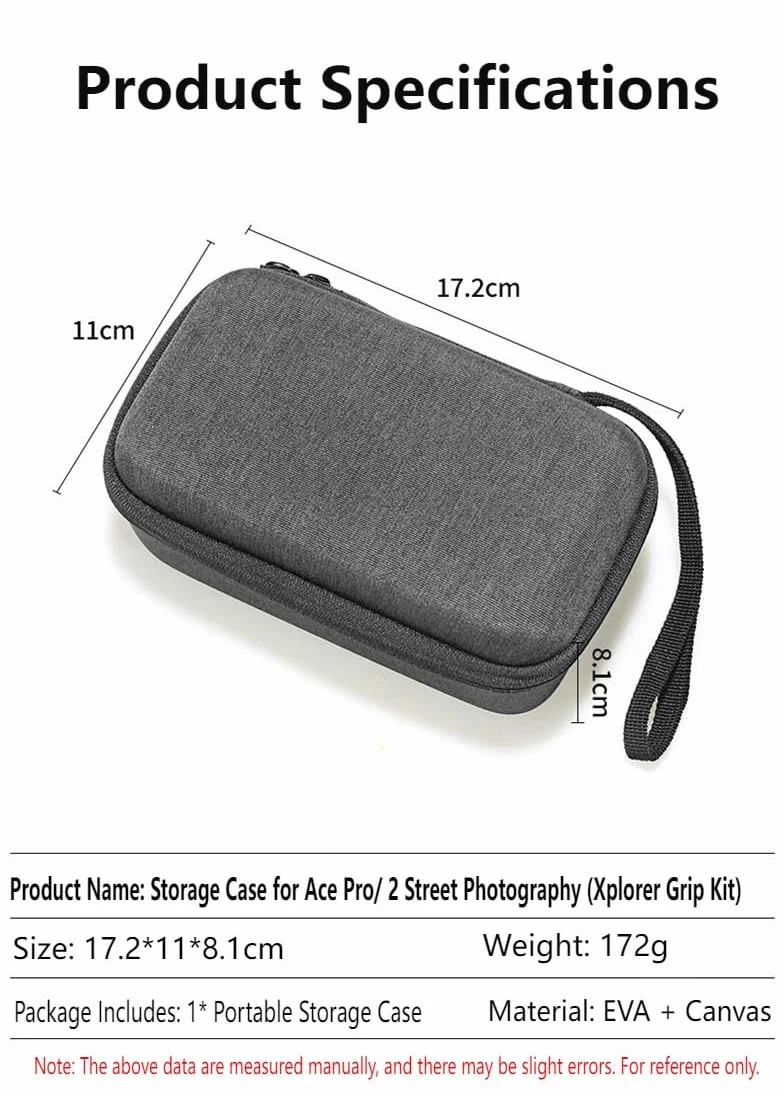 Futerał do Insta.360 Ace Pro 2 Xplorer – wodoodporny, odporny na wstrząsy, kamera do przechowywania, uchwyt, baterie i adapter szybkiego zwalniania