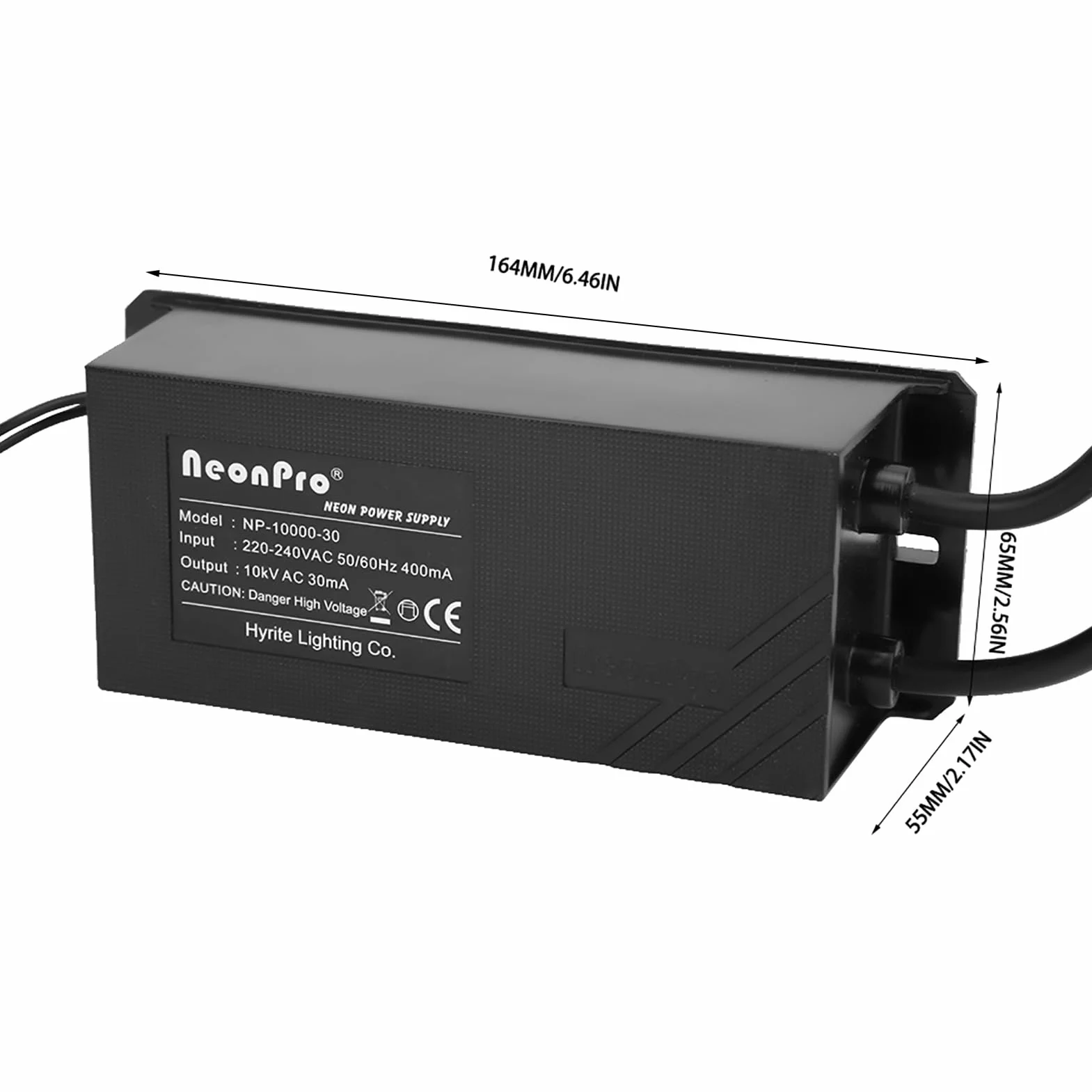 Elektroniczny Transformator Neonowy, Zasilacz do Szklanego Neonu, z Certyfikatem UL i CSA 10KV 30mA 10000V do Oświetlenia Neonowego