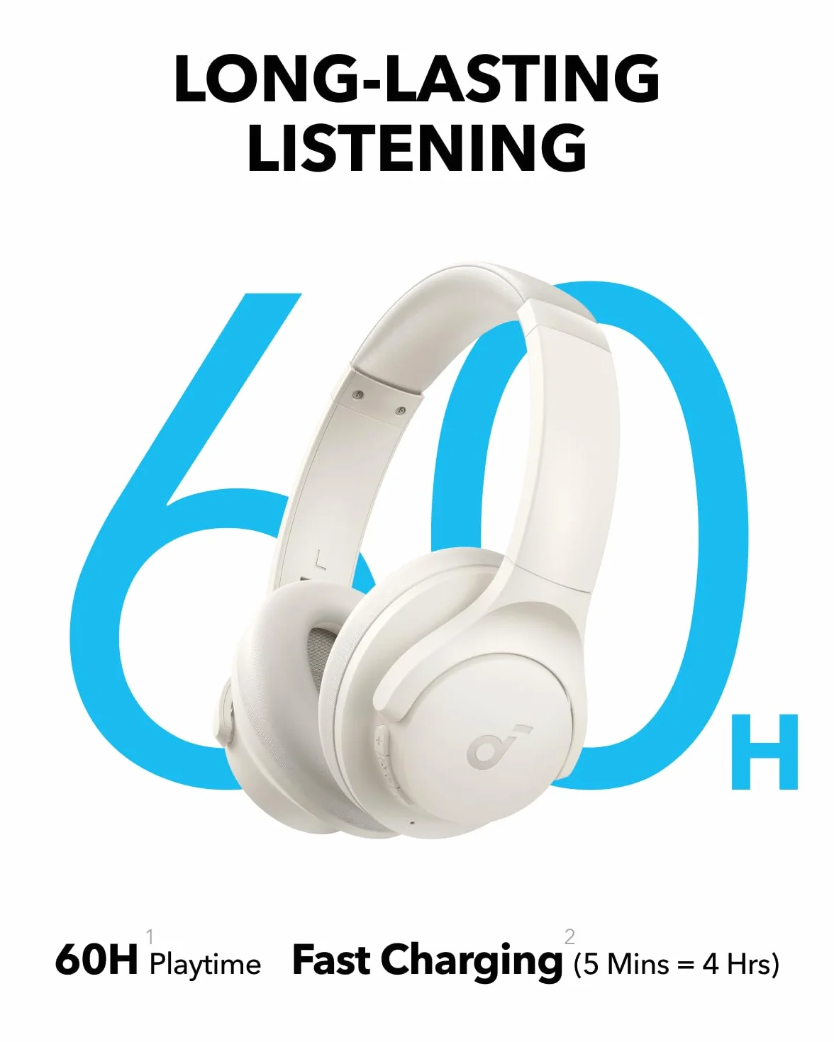 Soundcore Anker Q11i Bezprzewodowe Nauszne Słuchawki Bluetooth Głębokie Basy 60h Odtwarzania