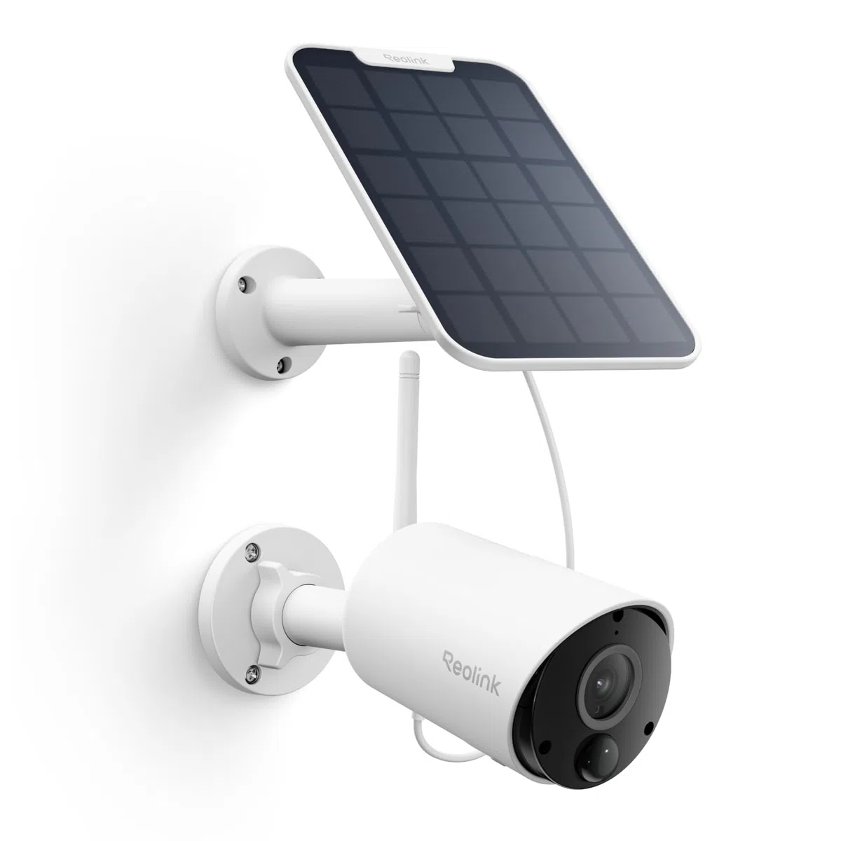 Reolink Kamera monitorująca, bezprzewodowa kamera solarna WLAN do użytku na zewnątrz z wykrywaniem PIR i KI, 2,4 GHz Wi-Fi, noktowizor na podczerwień, poklatkowy, 2-drożne audio, odporna na warunki