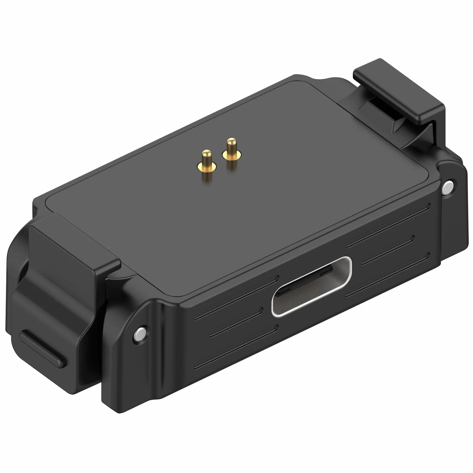 LOKEKE Kompatybilny z podstawą adaptera DJI Action 6, ładowarka Quick Release, stacja ładująca, stojak kompatybilny z DJI Osmo Nano z portem USB typu C, stop cynku, bez kabla do ładowania