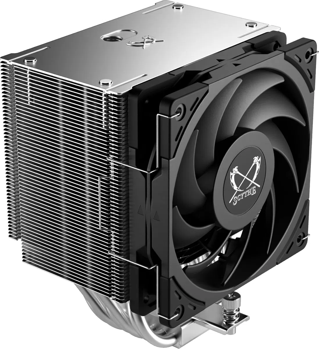 Scythe Mugen 6 CPU Air Cooler, Intel LGA1700, LGA1151, AMD AM5, AM4 Support,120mm, Single Tower, Aluminium Top Cover (Scythe Mugen 6)