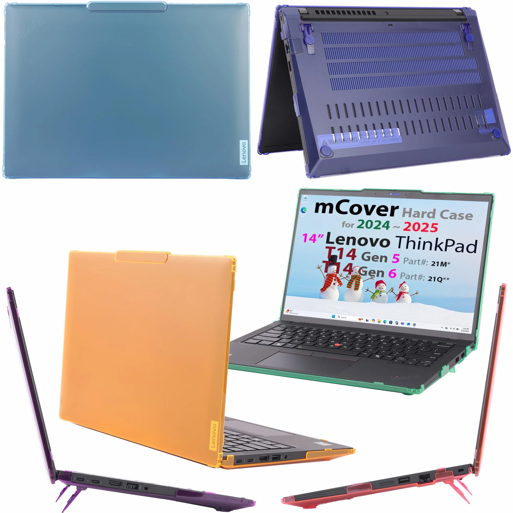 mCover Twarde etui kompatybilne z Lenovo ThinkPad T14 Gen 5/6 i P14s Gen 5/6 (AMD) 35.6 cm