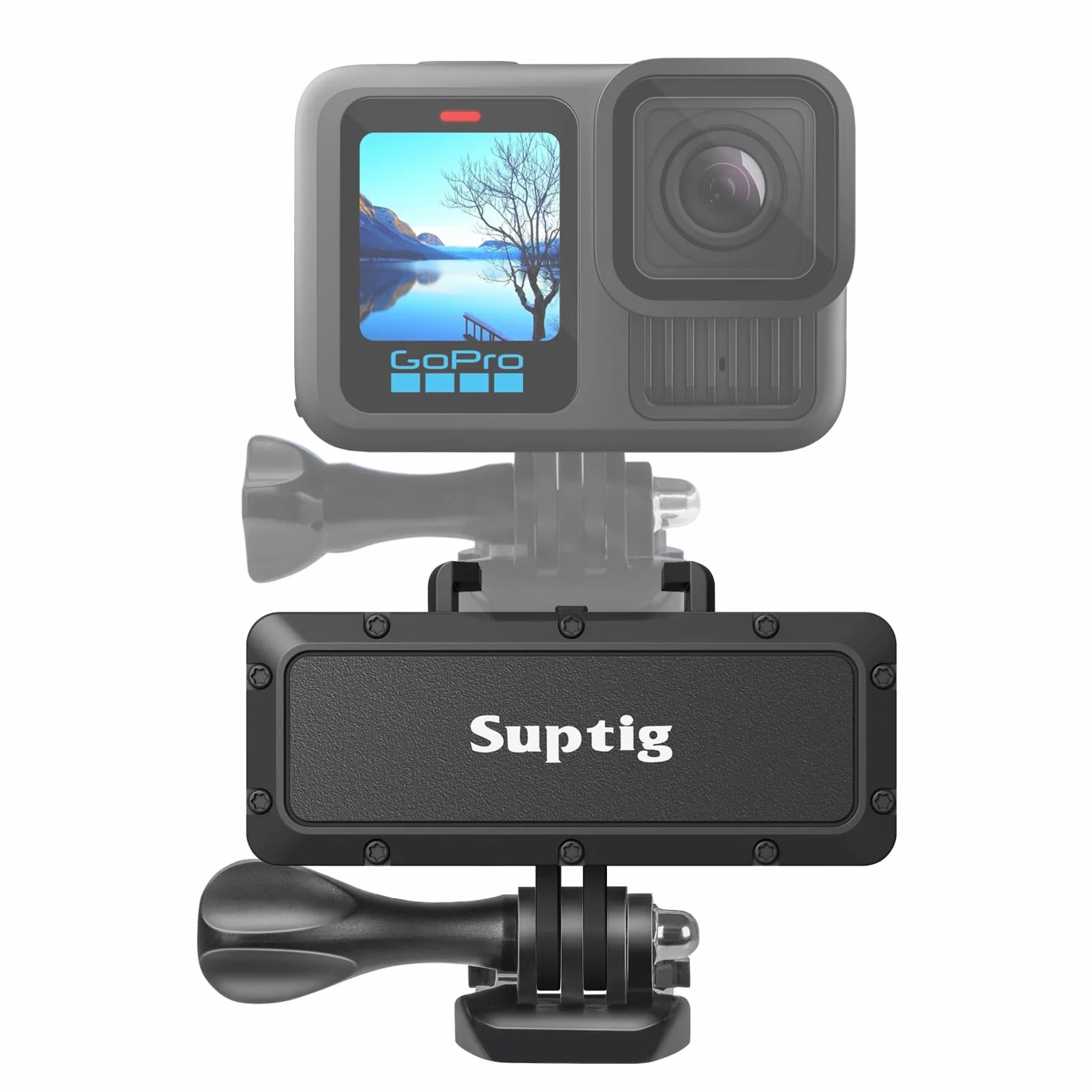 Suptig Przenośna ładowarka, zewnętrzna bateria, kompatybilna z GoPro Hero 13, Hero12, Hero11, Hero10, Hero9, 8, 7, 6, 5, 4, 3, 3+, Hero Session, DJI osmo, Insta 360