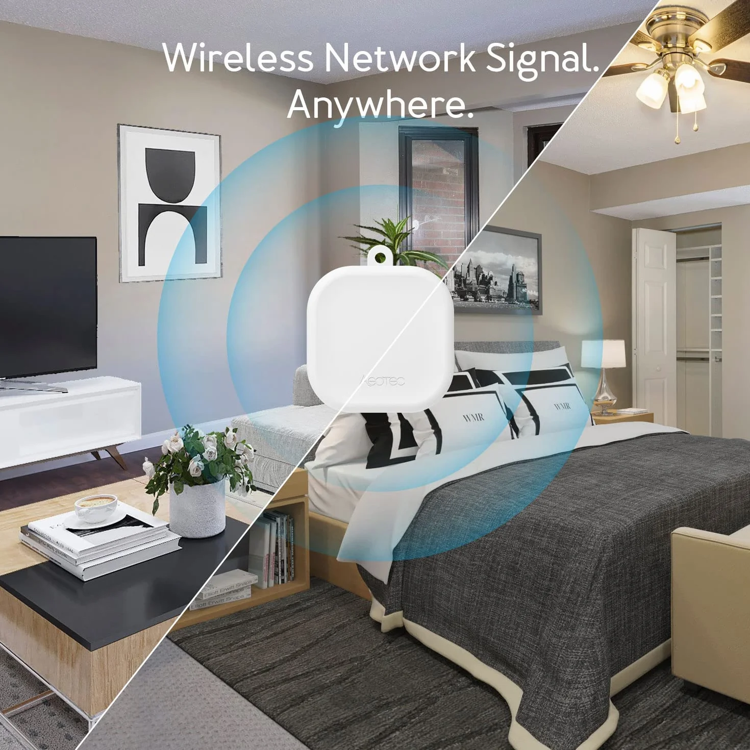 Aeotec Range Extender Zi AEOZZGA001 wzmacniacz Zigbee zwiększenie zasięgu kompatybilny z Homey SmartThings Home Assistant