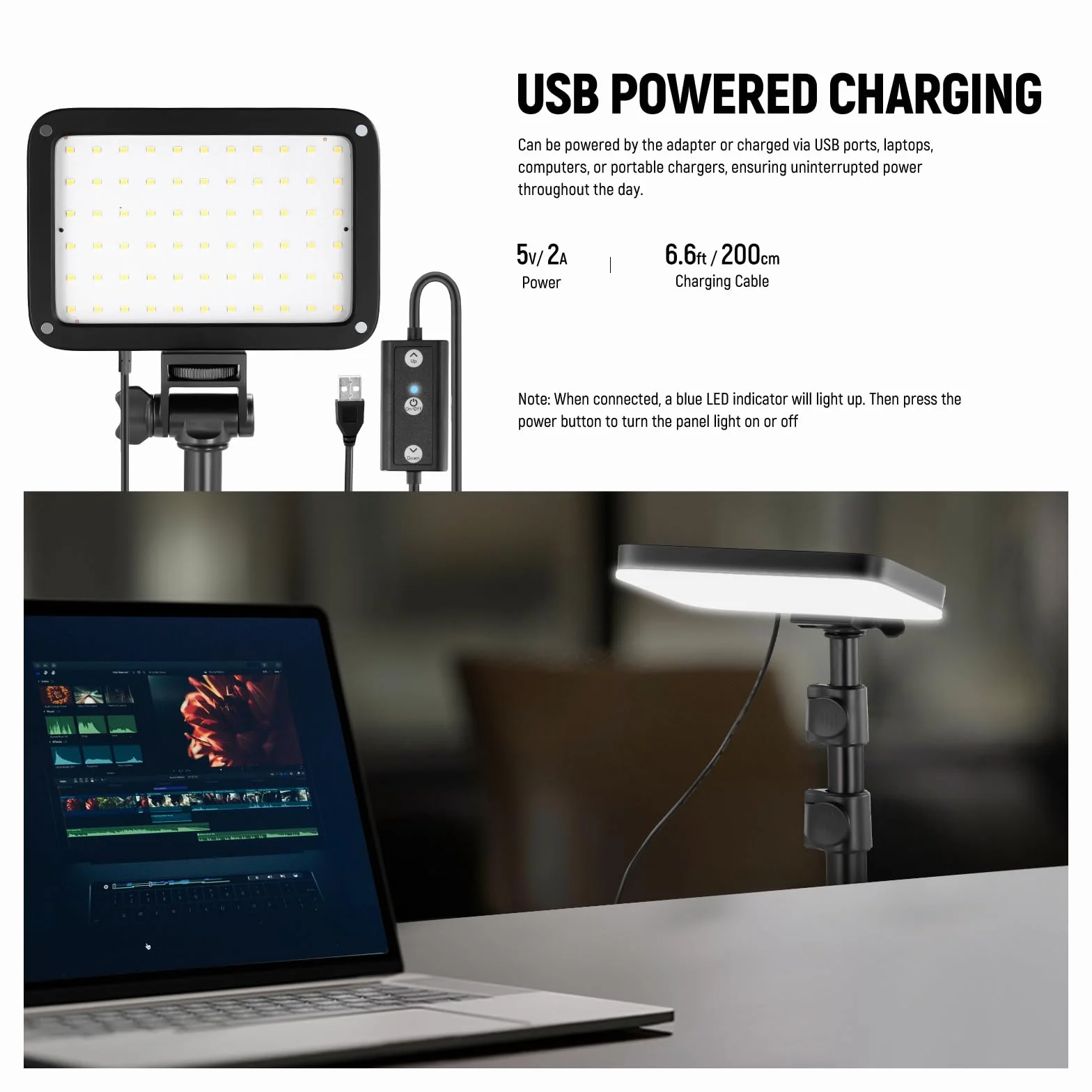 NEEWER BASICS Lampa wideo LED, zestaw 2 kluczy do paneli studyjnych ze statywem i filtrami, dwukolorowe ściemnianie, przenośne 3200~5600 K CRI95 750 luksów do nagrywania fotografii strumieniowego