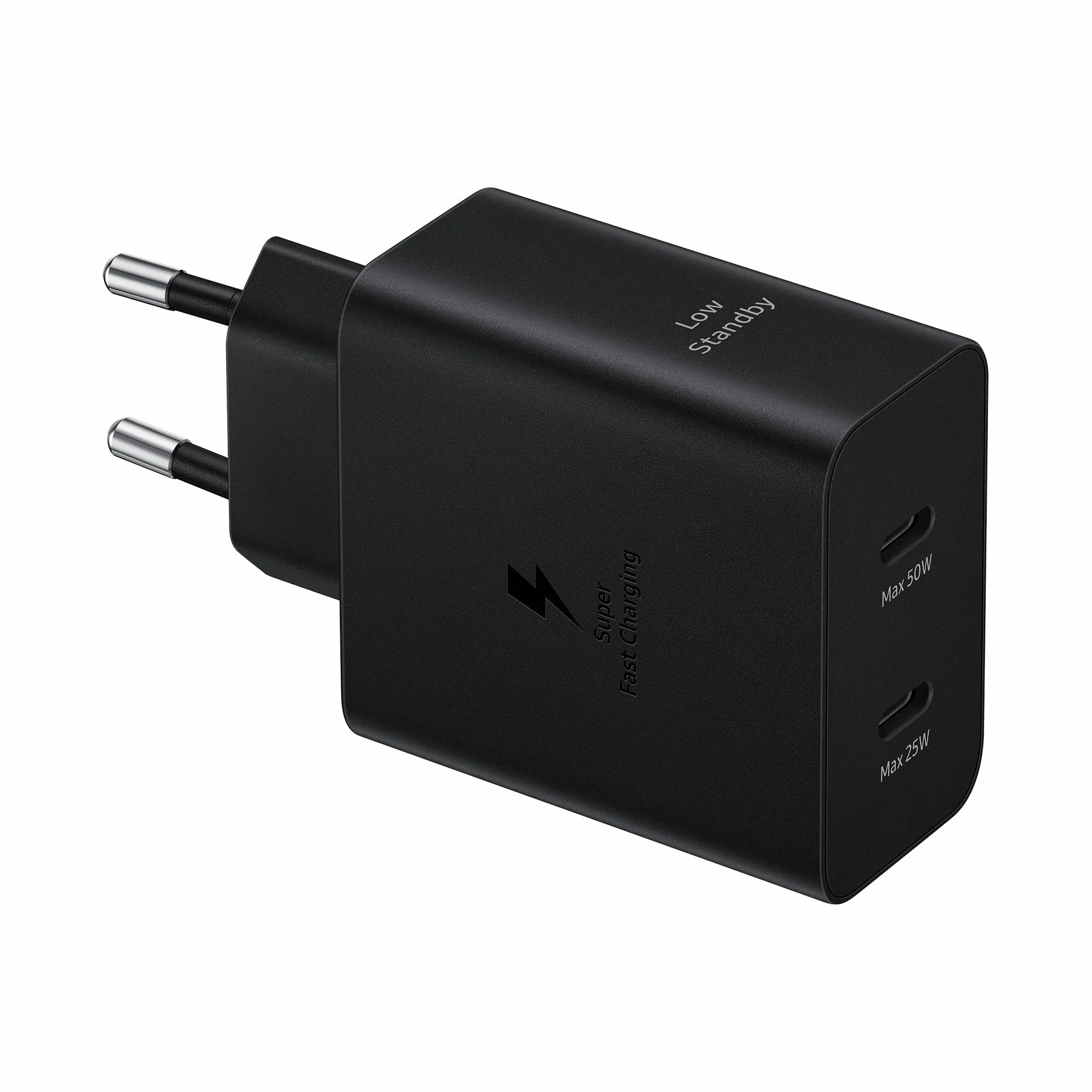 Samsung EP-T5020 Ładowarka 50 W Super Fast Charging 2x USB-C Czarna