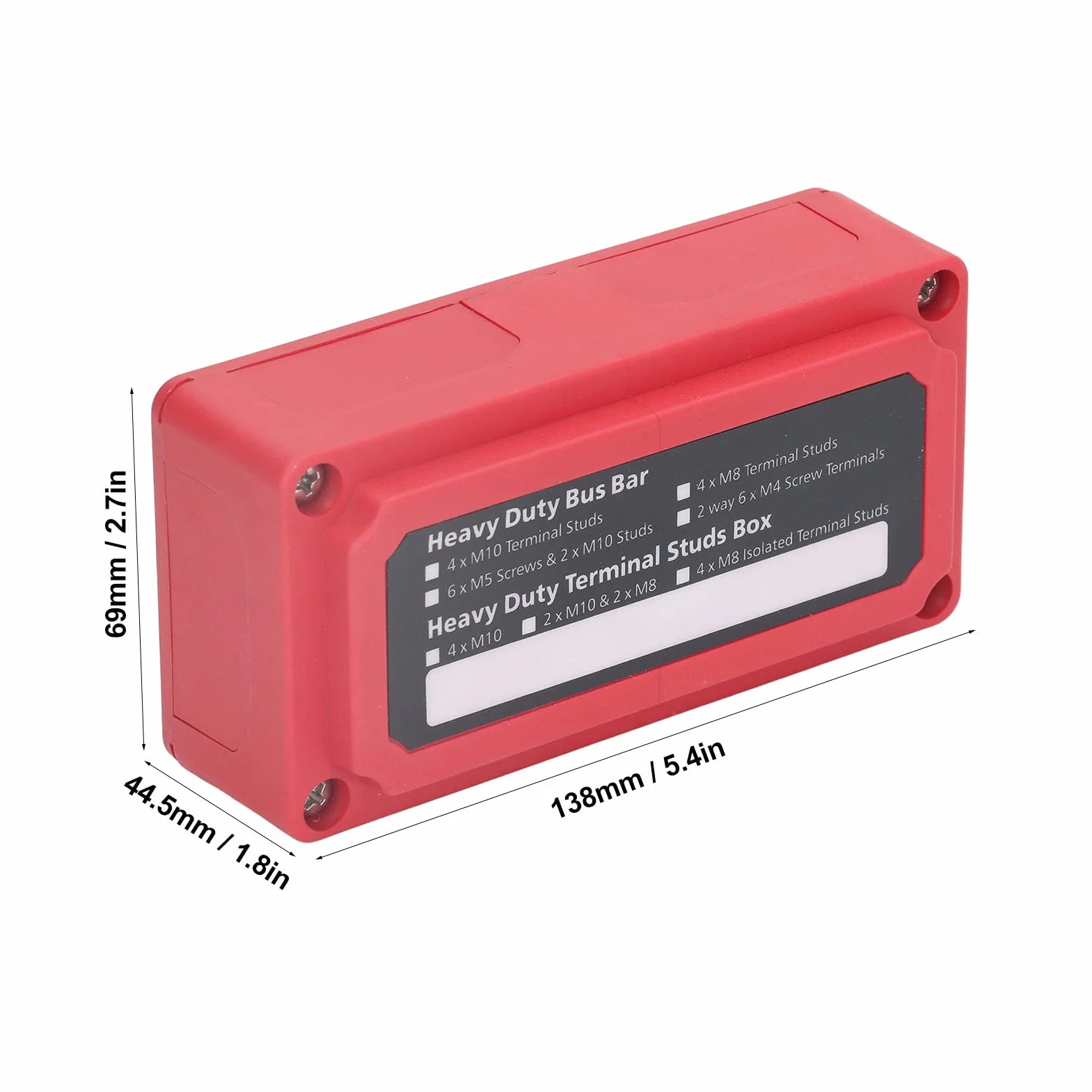 Blok Dystrybucji Zasilania 300A DC 48V M8 BusBar Box