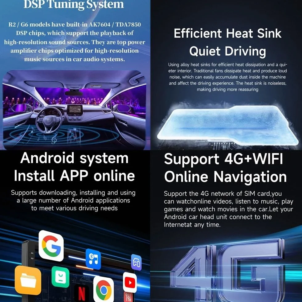 Ekran Apple Car Play I Android Auto dla Volkswagen Touareg I 1 GP 2002-2010 Odbiorniki Car Audio, Wyświetlacz Hd, Przenośna Nawigacja Na Żywo, Odtwarzacz Muzyki I, 8 Rdzeń 4G+64G