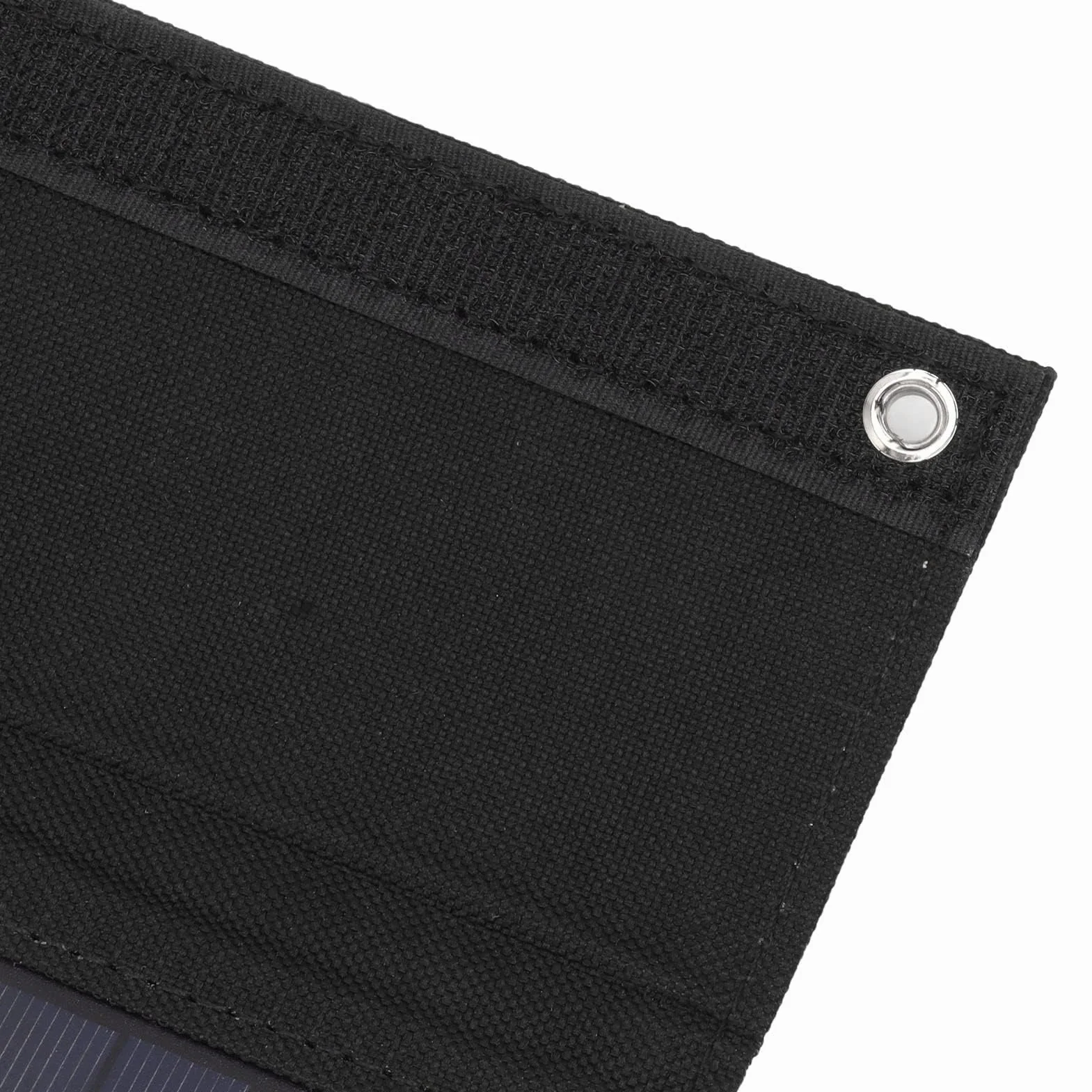 Trwała składana ładowarka panelu słonecznego 40 W na zewnątrz, kemping, wędrówki, przenośny monokrystaliczny panel słoneczny (BLACK)