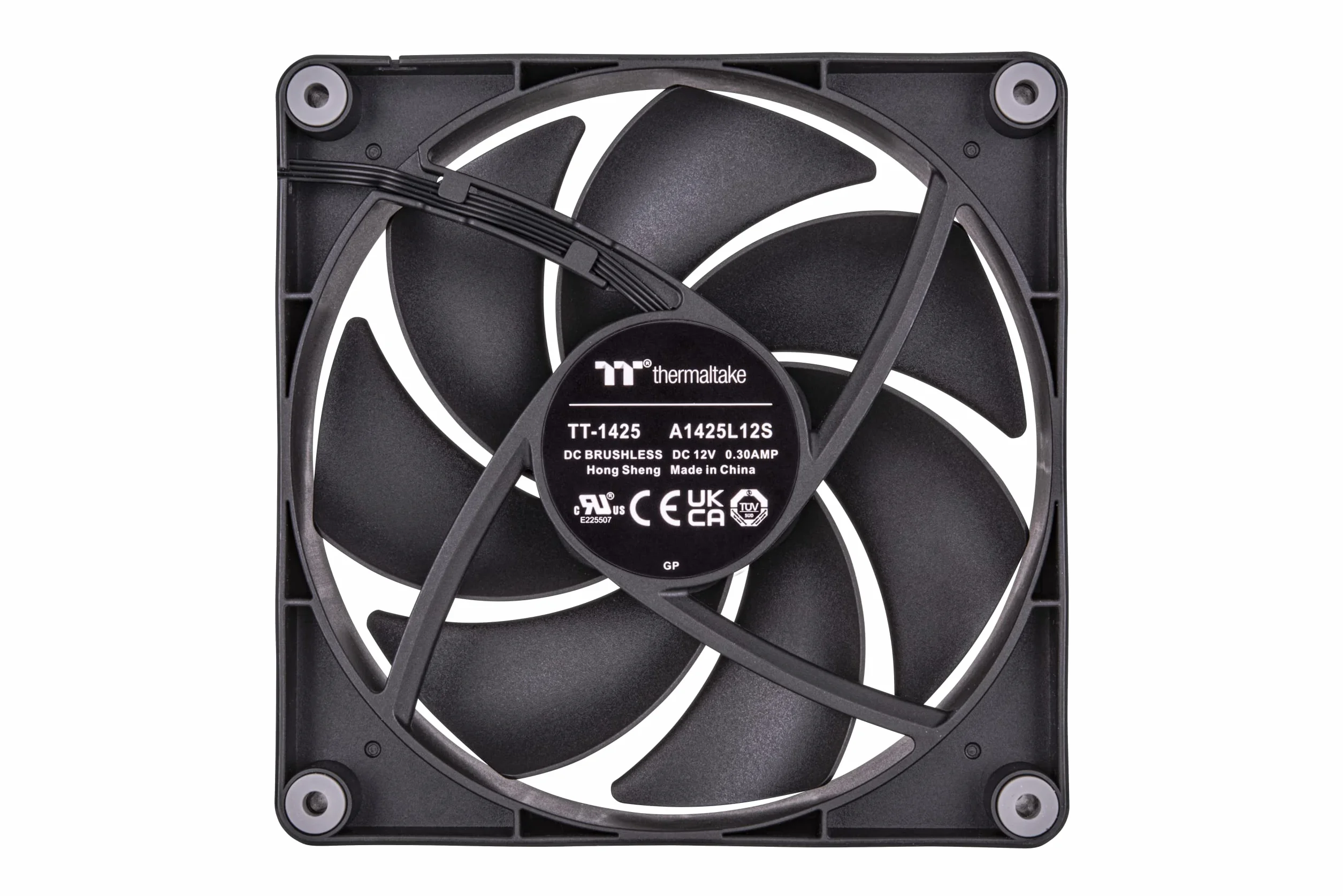 Thermaltake CT140 PC Cooling Fan | 2 Pack, Black