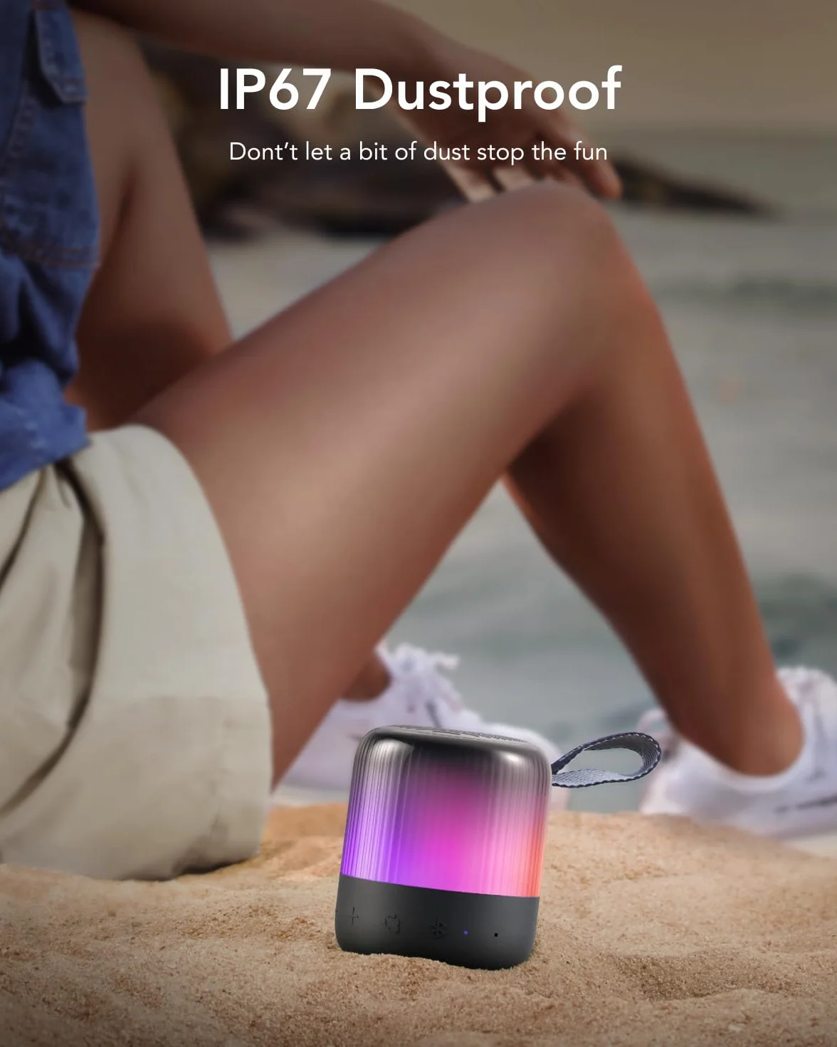 Soundcore Głośniki Bluetooth Glow Mini Czarny 8 W