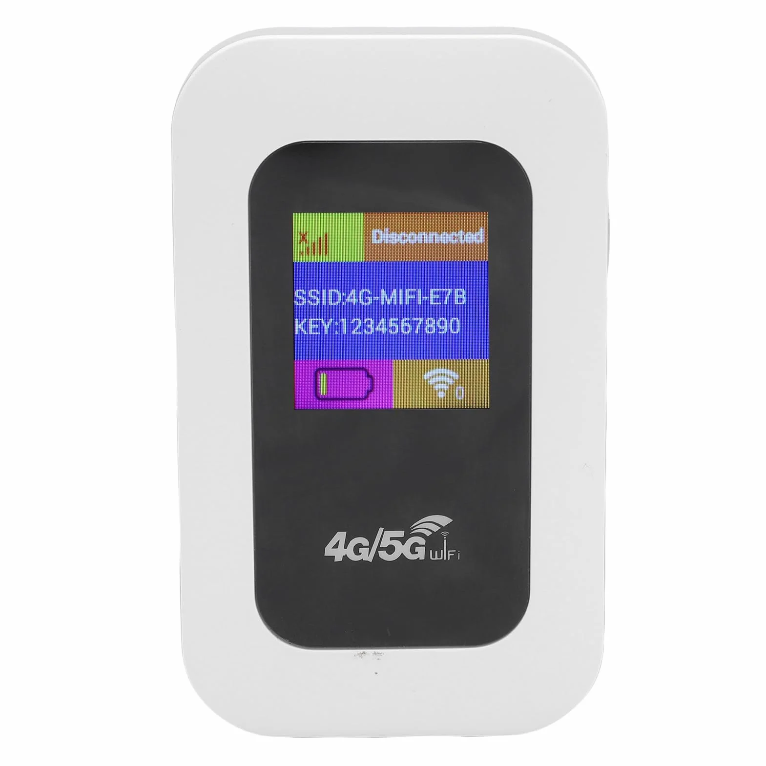 Ejoyous Mobilny Punkt Dostępu, 5G WiFi 300 Mbit/s, Gniazdo Karty SIM Typu Plug-and-play, Router WLAN, Przenośny WLAN, do 10 Użytkowników WLAN