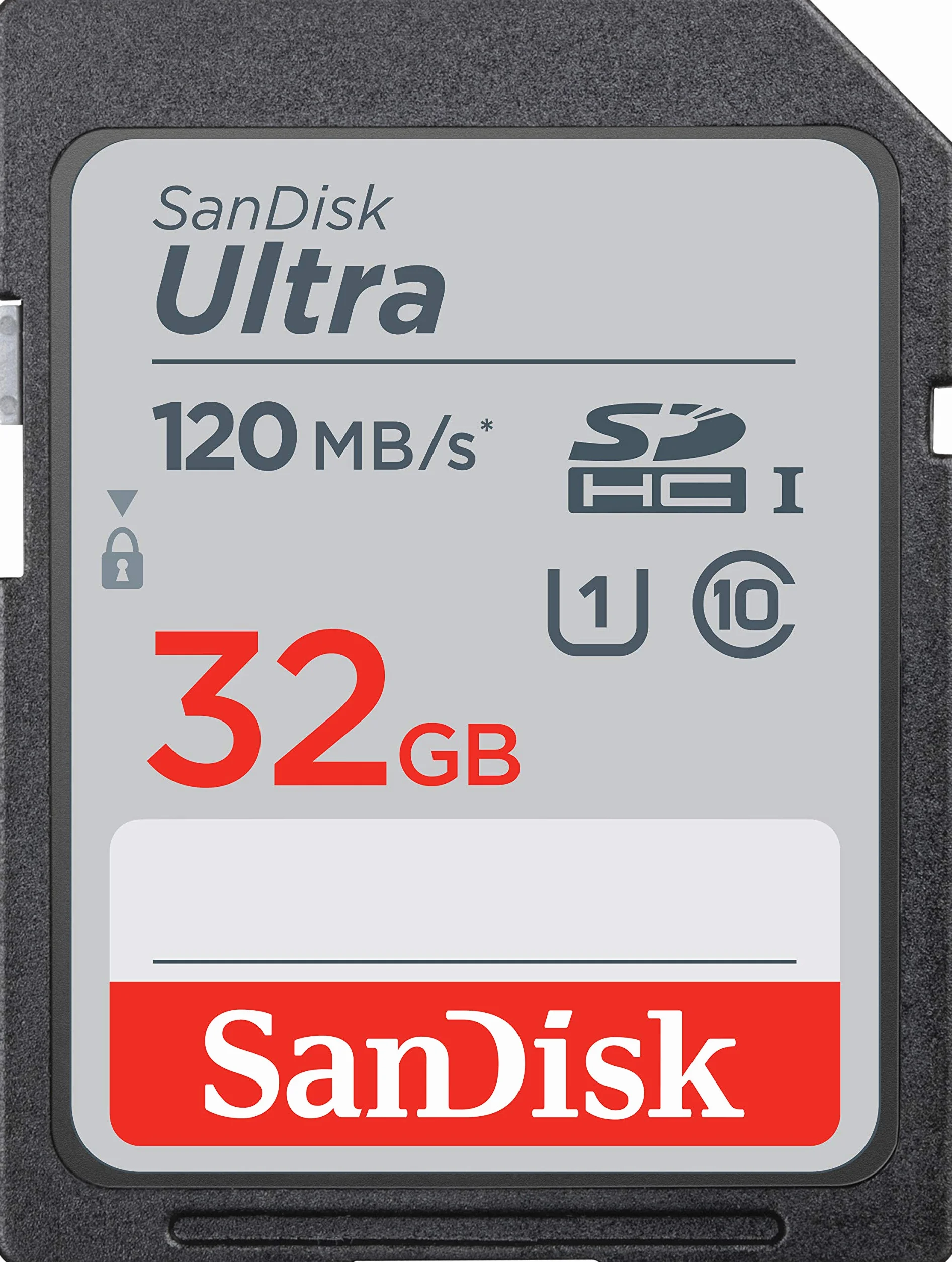 SanDisk Ultra 32GB SDHC Memory Card Class 10 UHS-I V10 120MB/s