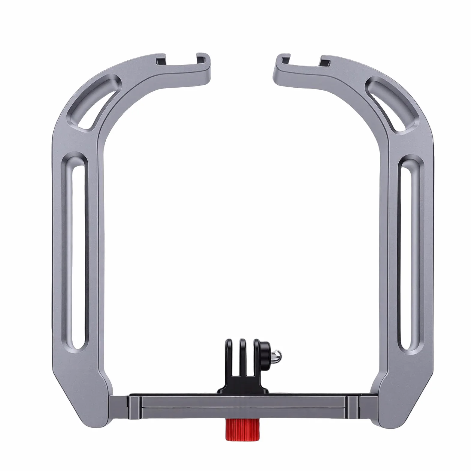 Zestaw do Nurkowania ze Stopu Aluminium Podwodny Stabilizator Kamery, Ergonomiczny Uchwyt do Mocowania Kamery, Urządzenie Filmowania Pod Niskim Kątem z Oświetleniem LED i kompatybilnością ze