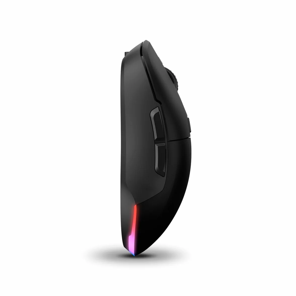 KROM KOMET Bezprzewodowa mysz do gier RGB, czujnik Pixart PMW 3212, 8 przycisków, 5 DPI 2400, 2,4 GHz, czarna