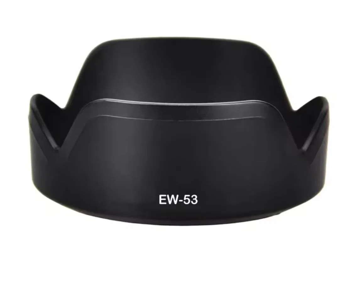 49 mm EW-53 osłona obiektywu | Kompatybilna z Canon EOS R100 R50 M50 Mark II M5 M6, RF-S 18-45 mm F4.5-6.3 is STM, EF-M 15-45 mm f/3.5-6.3 IS STM