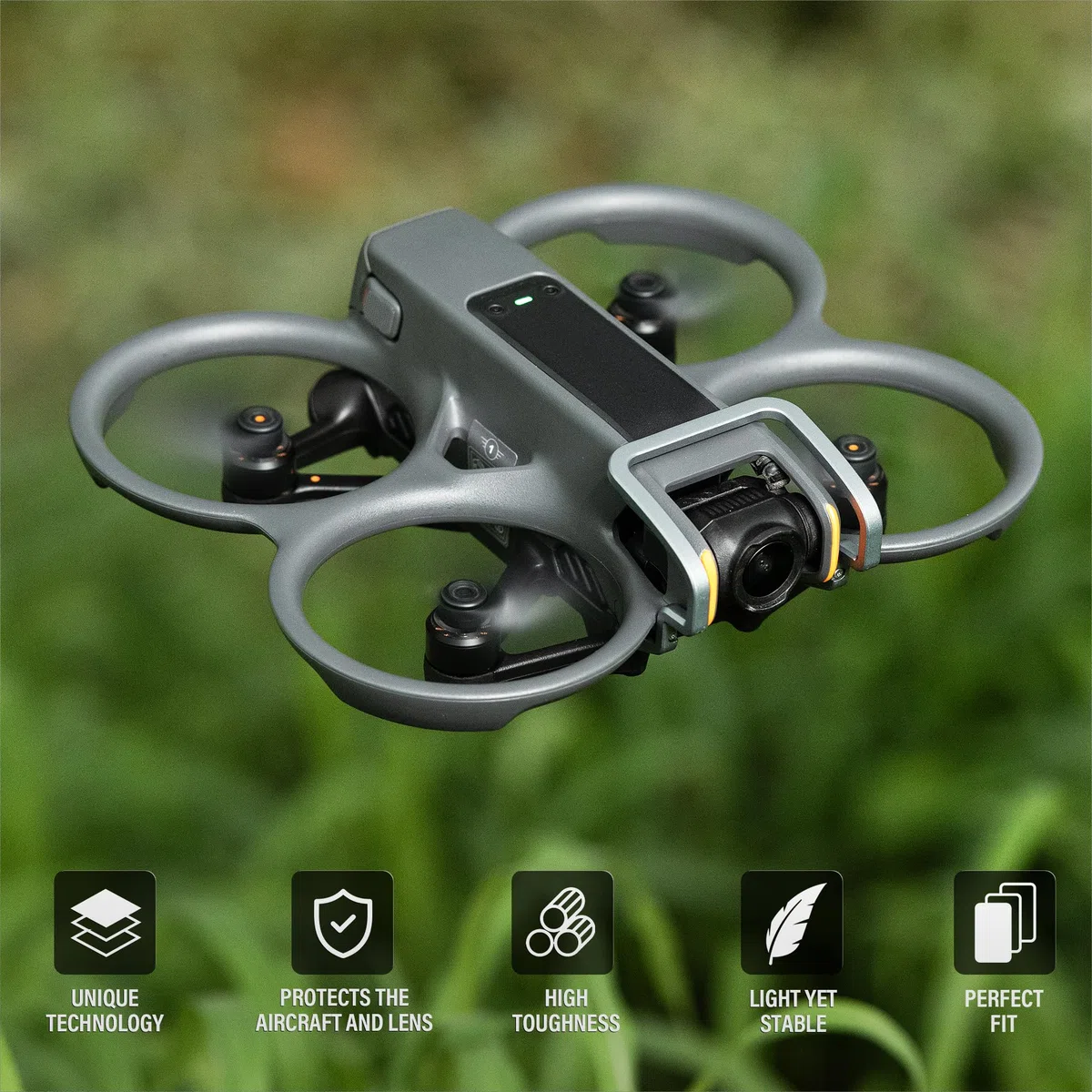 STARTRC Avata 2 Gimbal osłona zderzaka do DJI Avata 2 FPV akcesoria do drona obiektywu zderzak bezpieczeństwa PTZ Protect Bar kamera ze stopu aluminium ochrona antykolizyjna osłona