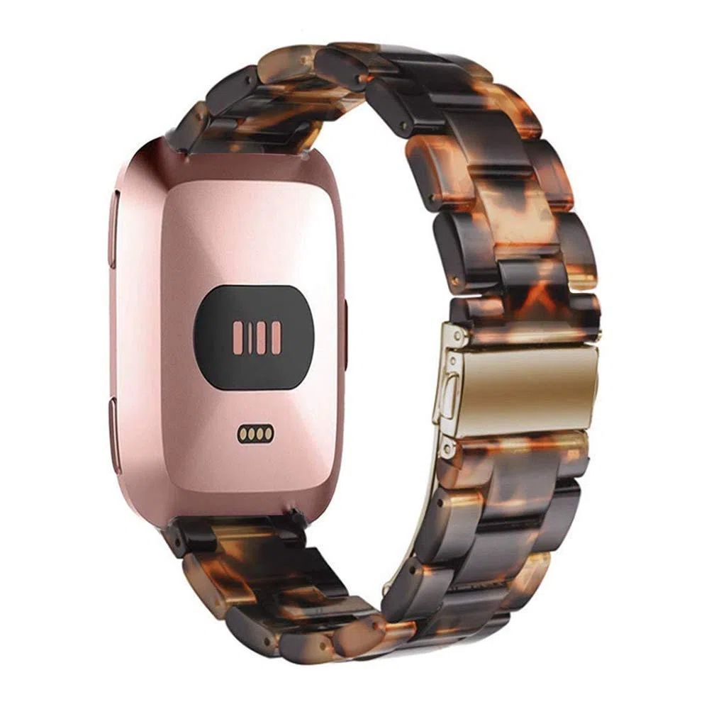 Ayeger pasek zastępczy do smartwatcha Fitbit Versa/Versa 2/Special/Lite Edition, modna bransoletka z żywicy dla kobiet i mężczyzn, bransoletka zastępcza, metalowa klamra ze stali nierdzewnej w kolorze