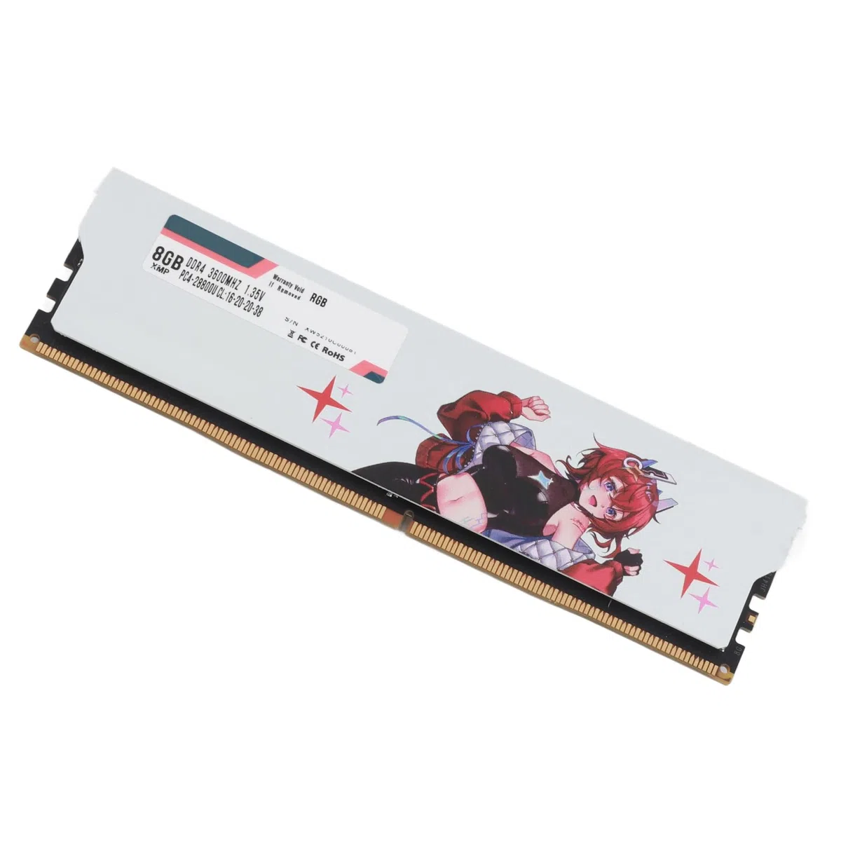 Cryfokt Wysokowydajny moduł Pamięci DDR4 RAM 3600 MHz z XMP2.0 do Komputerów Stacjonarnych 2 X DDR4 RAM (16 GB (2x8 GB))