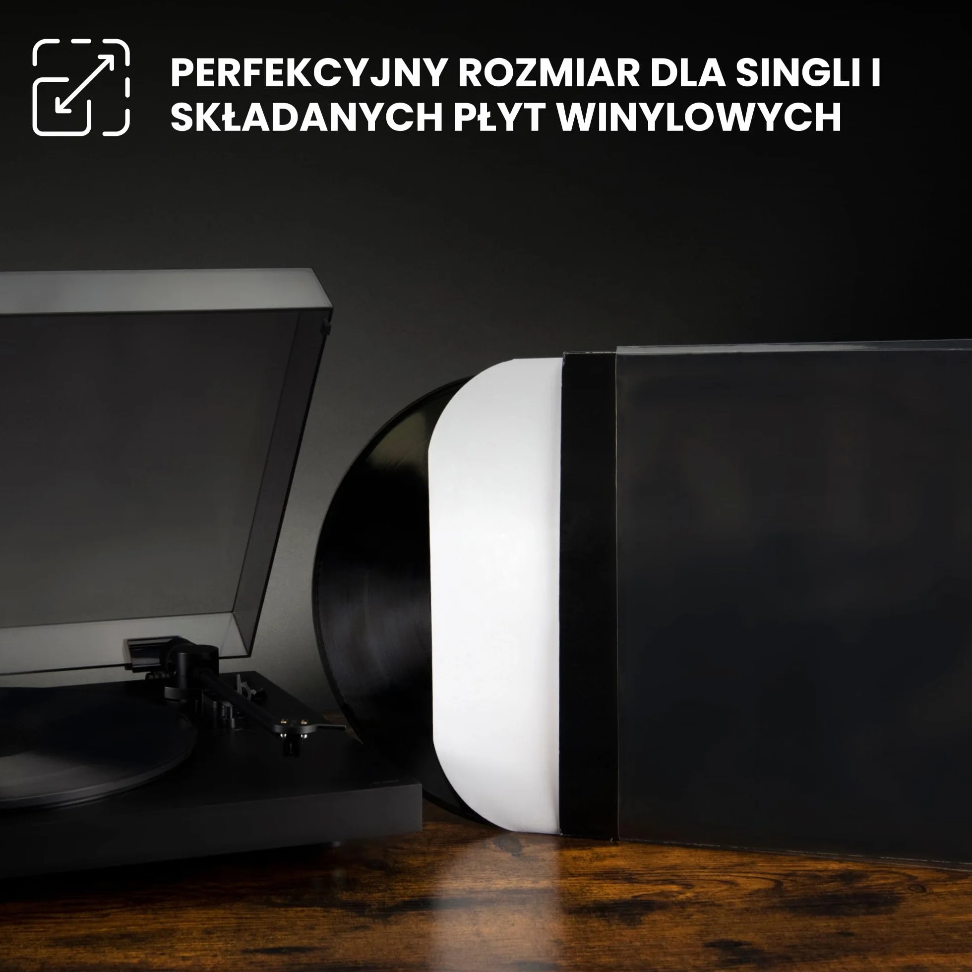BIG FUDGE Zewnętrzne Okładki na Płyty Winylowe - 30cm x 100 szt - Przezroczyste Pokrowce na Albumy z Tworzywa Polipropylenowego o Wysokiej Gęstości - Trwałe i Bez Zagięć - Grubość 3 Mil, 32 cm x 32 cm