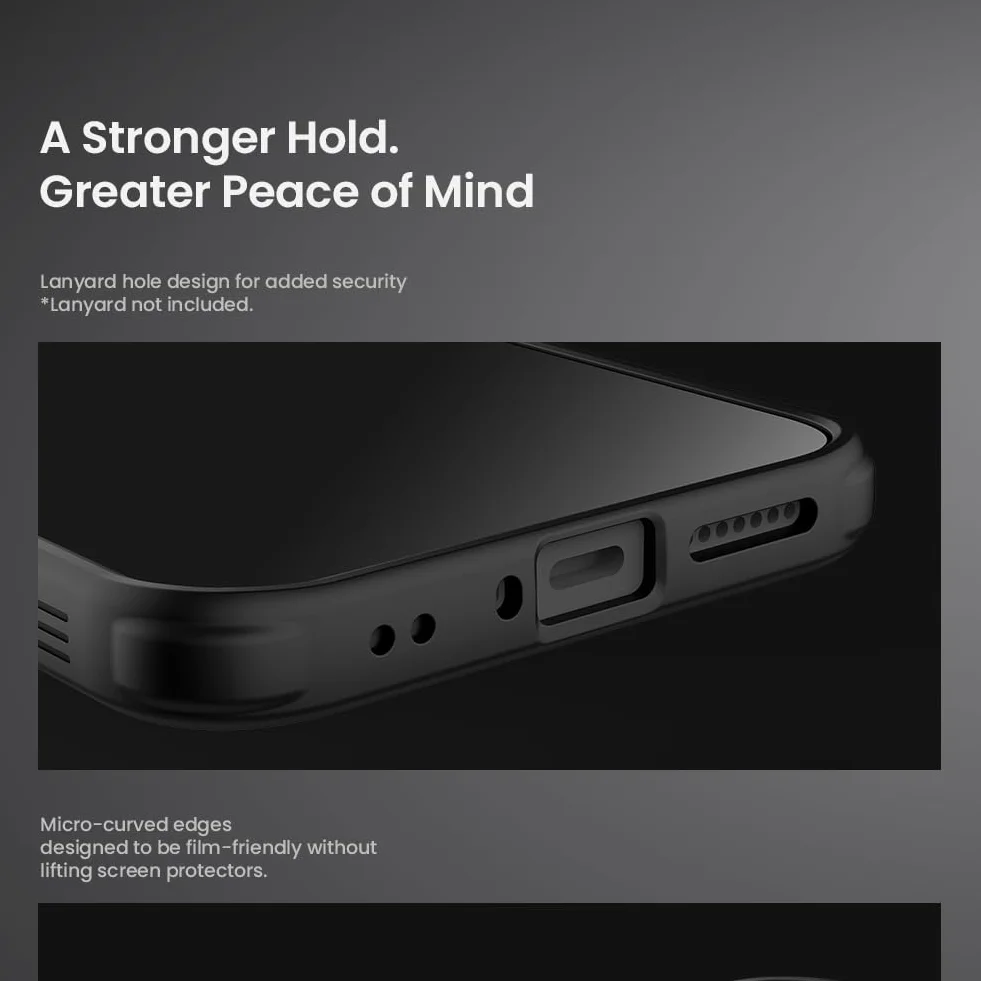 Etui do Xiaomi 17T Pro, osłona wsuwana [ochrona aparatu] paski odporne na odciski palców, odporne na wstrząsy, twarde etui ochronne (czarne, Xiaomi 17T Pro)