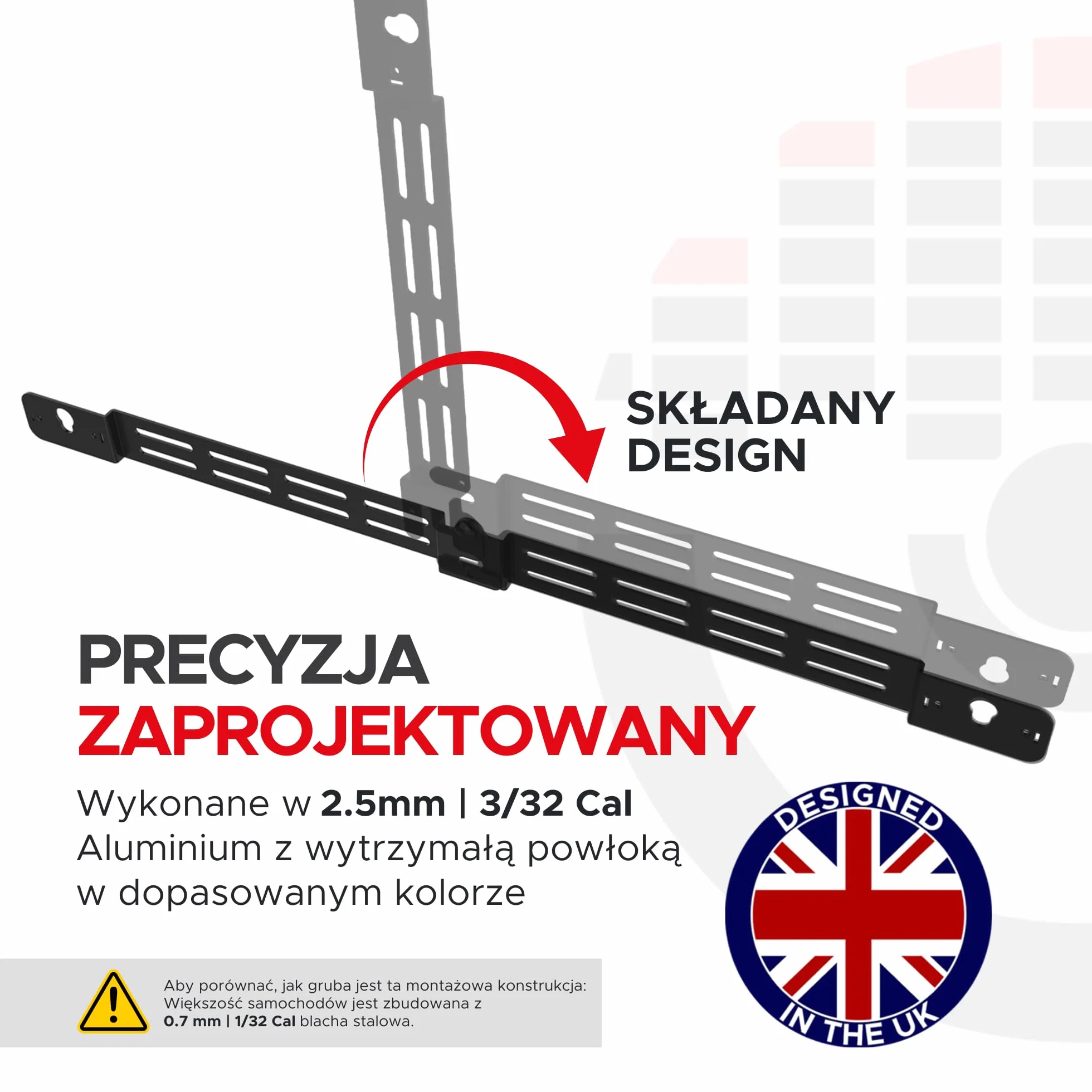 Soundbass Arc Uchwyt Ścienny, Czarny, Kompatybilny z Sonos Arc i Arc Ultra, Regulowana Głębokość, Wszystkie Akcesoria w Zestawie, Zaprojektowany w Wielkiej Brytanii
