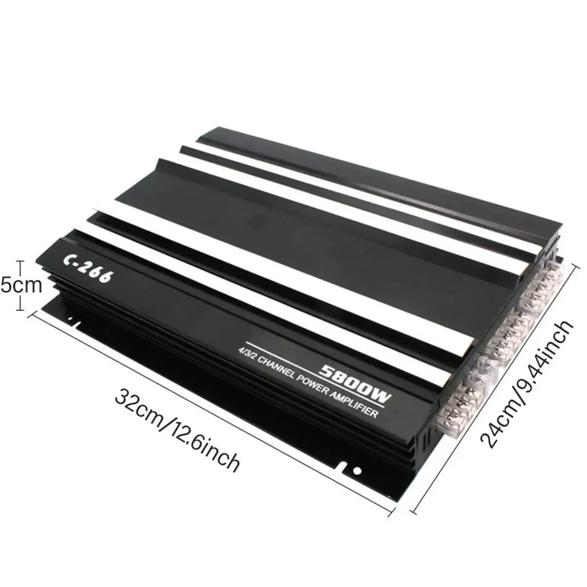 Wzmacniacz audio, 5800 Watt 4 kanałowy 12V wzmacniacz samochodowy samochodowy sprzęt audio wzmacniacz mocy samochodowy sprzęt audio wzmacniacz do samochodów wzmacniacz subwoofer
