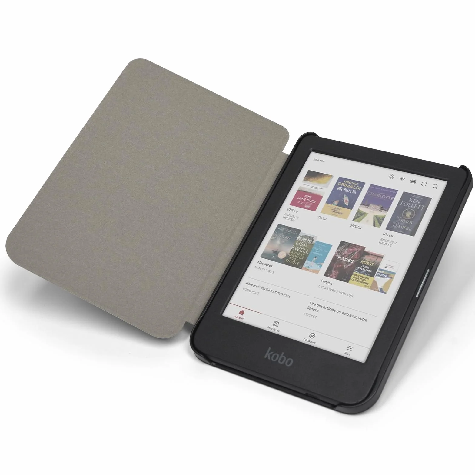 Tenano 6" Etui do Kobo Clara Colour | BW | 2E, Tolino Shine Colour/Shine 5/4 - Cienka Osłona Chroniąca z Funkcją Auto Sen/Budzenie - Miętowa Zielień | Smukłe etui ochronne z funkcją Auto Sleep/Wake, miętowa zieleń