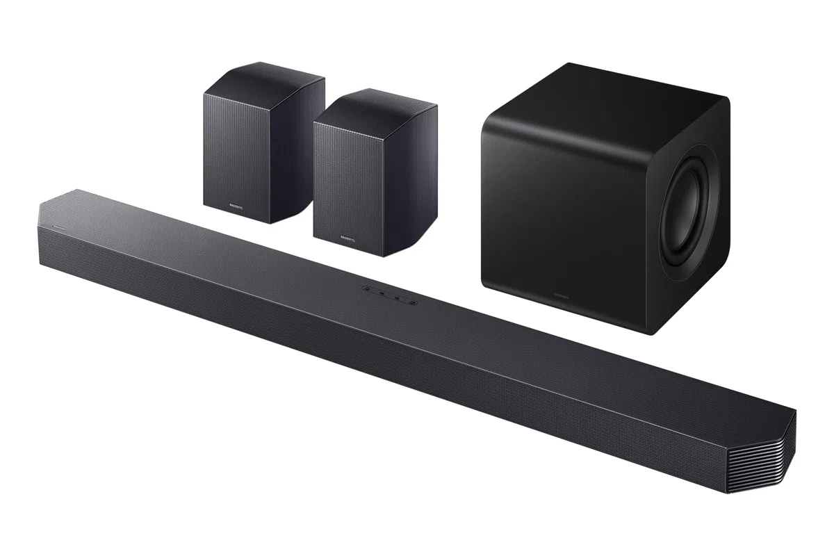Samsung HW-Q935GH / Q930H Q-Series 9.1.4-kanałowy soundbar do telewizora, bezprzewodowy 6,5-calowy podwójny subwoofer 2.0.2 z tyłu, bezprzewodowy Dolby Atmos i DTS: X, SpaceFit Sound Pro, Q-Symphony